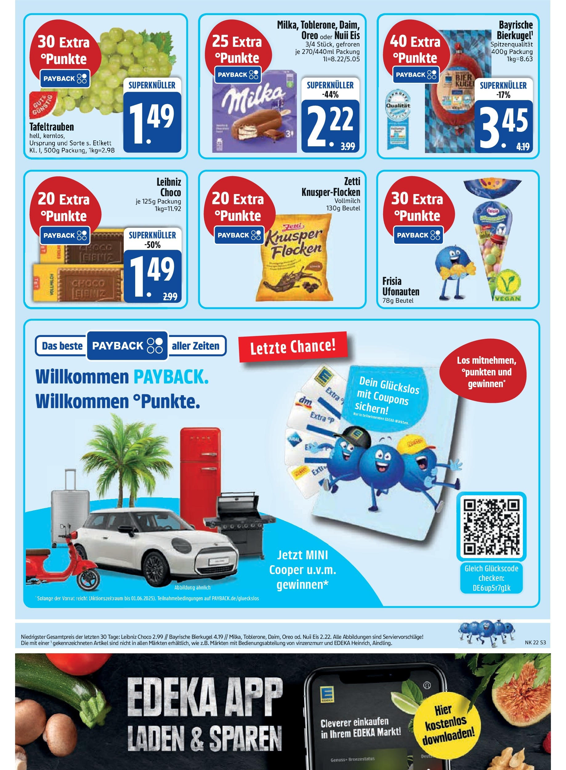 Edeka prospekt Unterföhring	 (ab 25.05.2025) » Angebote Online | Seite: 5 | Produkte: Nuii eis, Milka, Eis