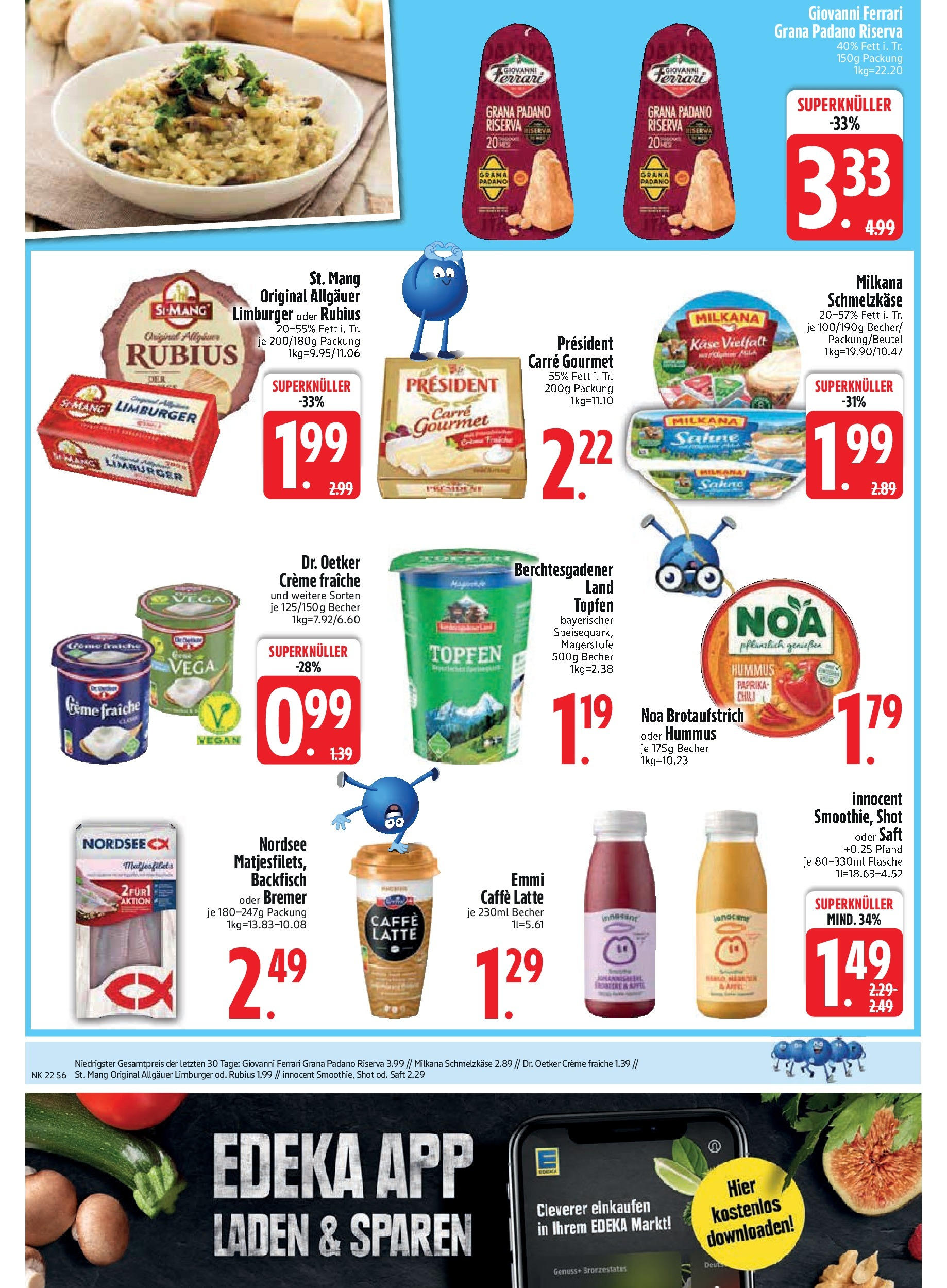 Edeka prospekt Unterföhring	 (ab 25.05.2025) » Angebote Online | Seite: 8 | Produkte: Käse, Creme, Paprika, Saft