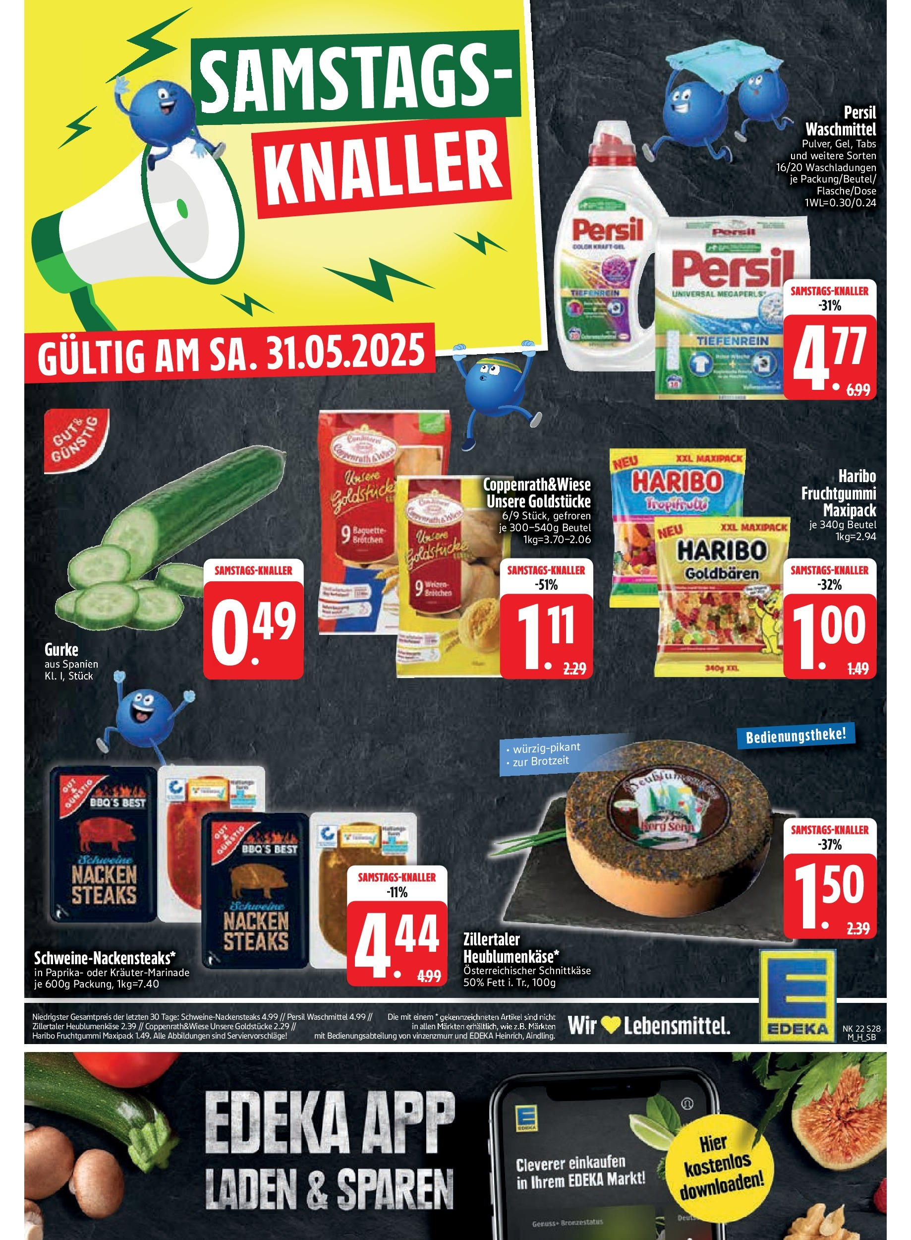 Edeka prospekt Unterföhring	 (ab 25.05.2025) » Angebote Online | Seite: 30 | Produkte: Baguette, Paprika, Waschmittel, Persil