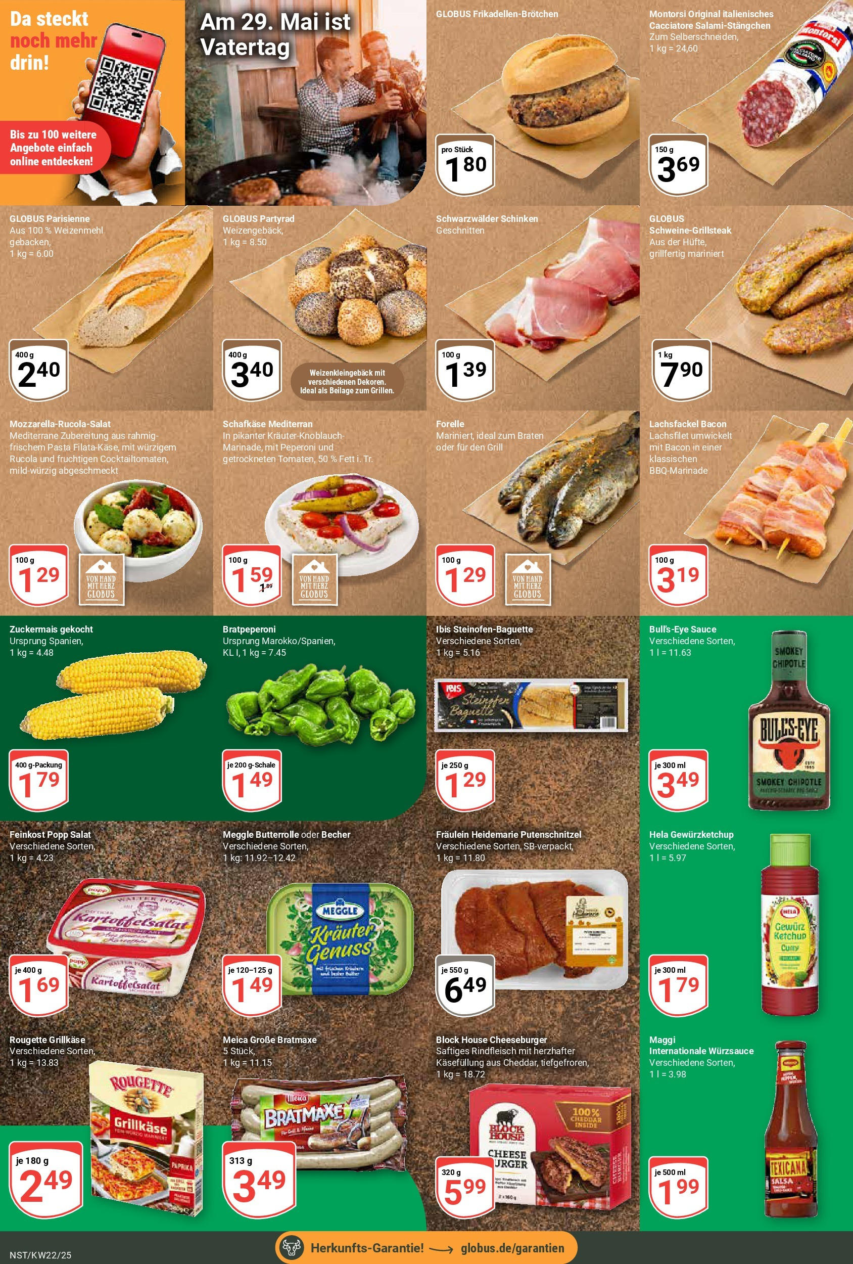 Globus prospekt Neustadt	 (ab 25.05.2025) » Angebote online | Seite: 2 | Produkte: Grill, Butter, Rucola, Baguette