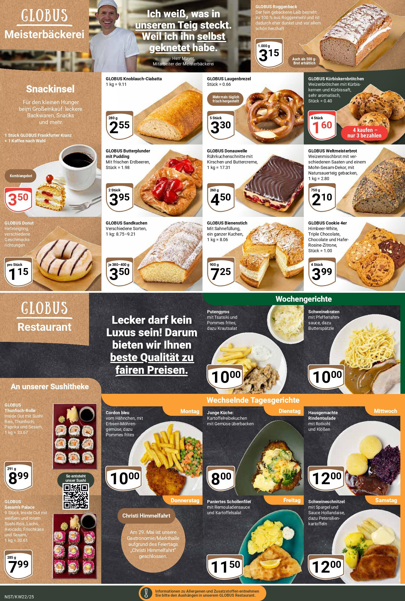 Globus prospekt Neustadt	 (ab 25.05.2025) » Angebote online | Seite: 8 | Produkte: Pommes, Küche, Pommes frites, Gyros