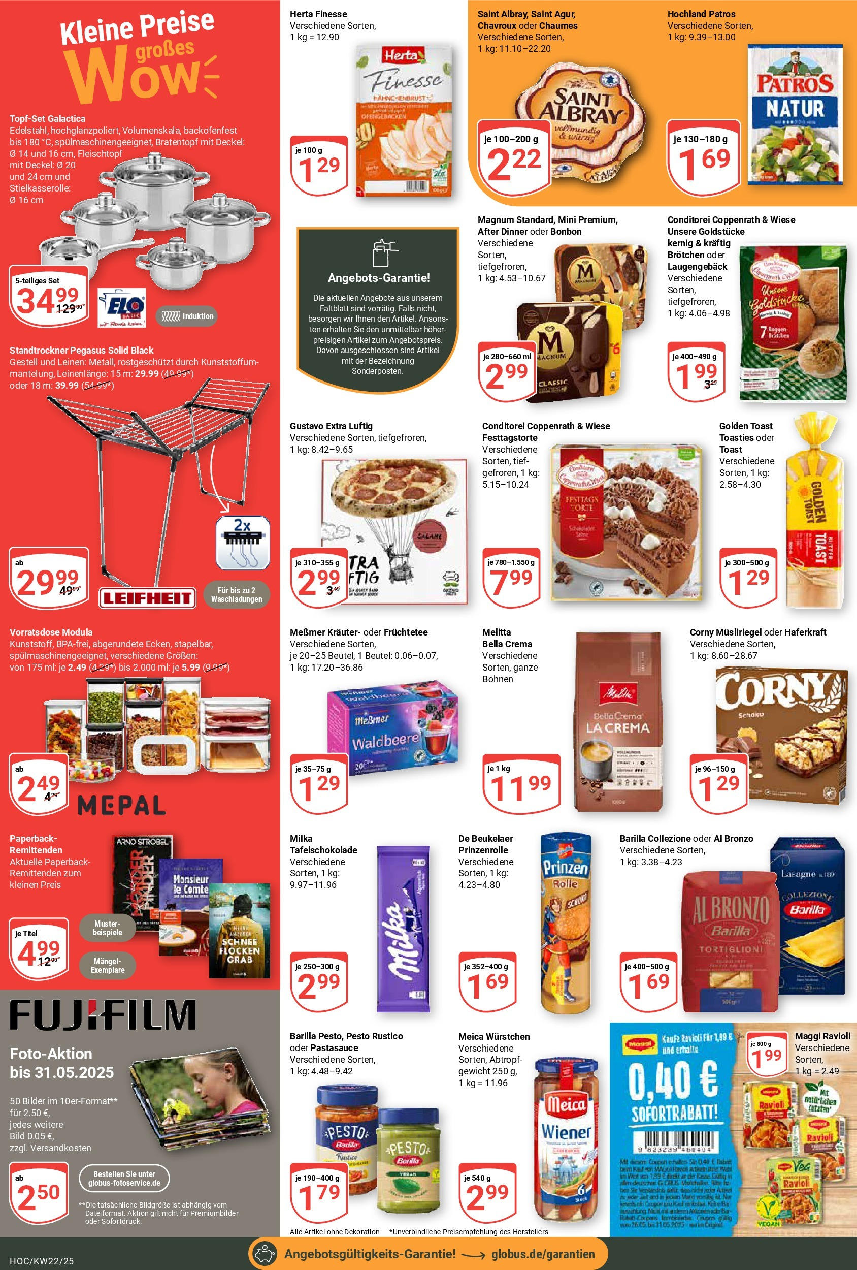 Globus prospekt Hockenheim	 (ab 25.05.2025) » Angebote online | Seite: 4 | Produkte: Gewicht, Barilla, Pasta, Pizza