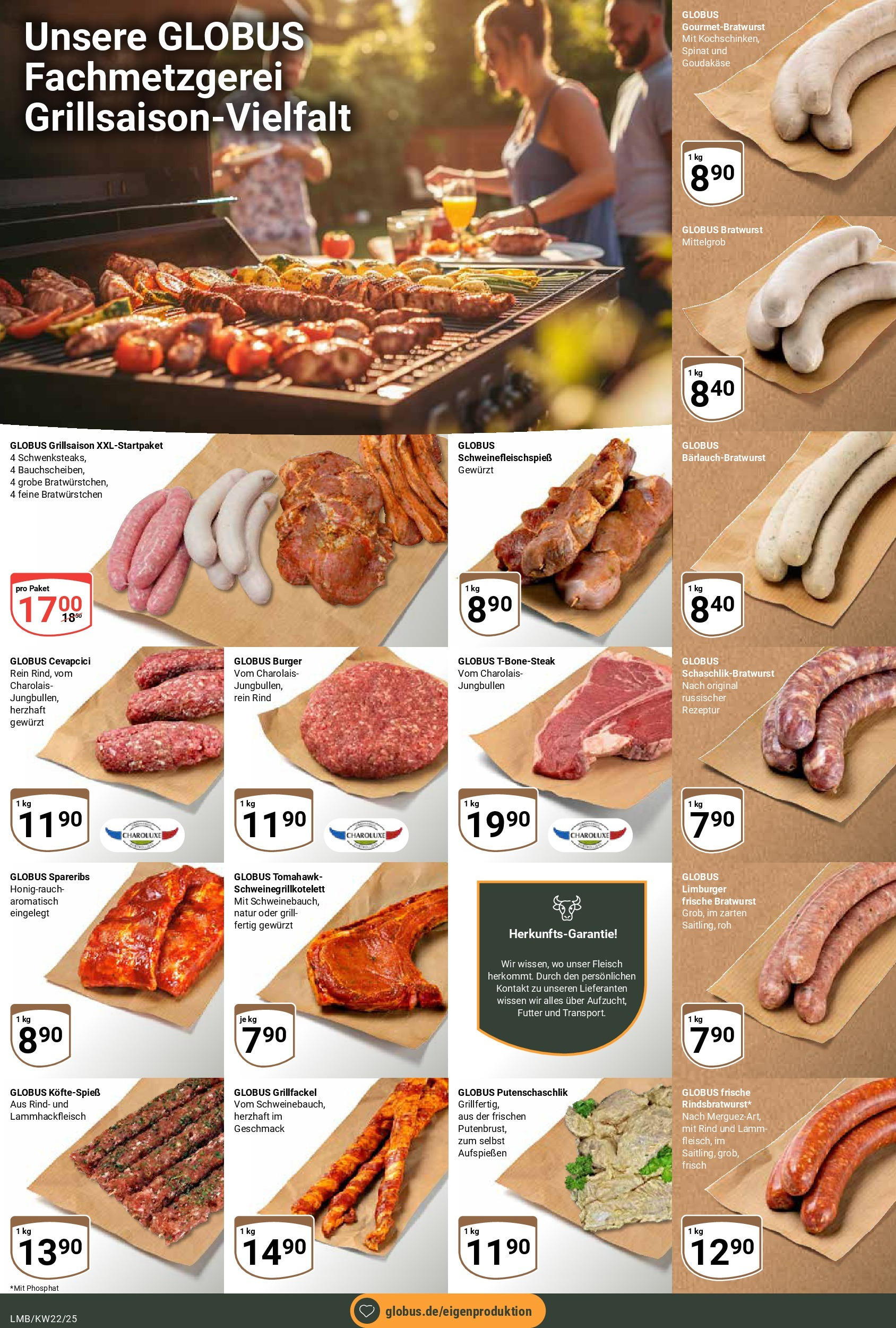 Globus prospekt Limburg	 (ab 25.05.2025) » Angebote online | Seite: 9 | Produkte: Grill, Burger, Steak, Fleisch