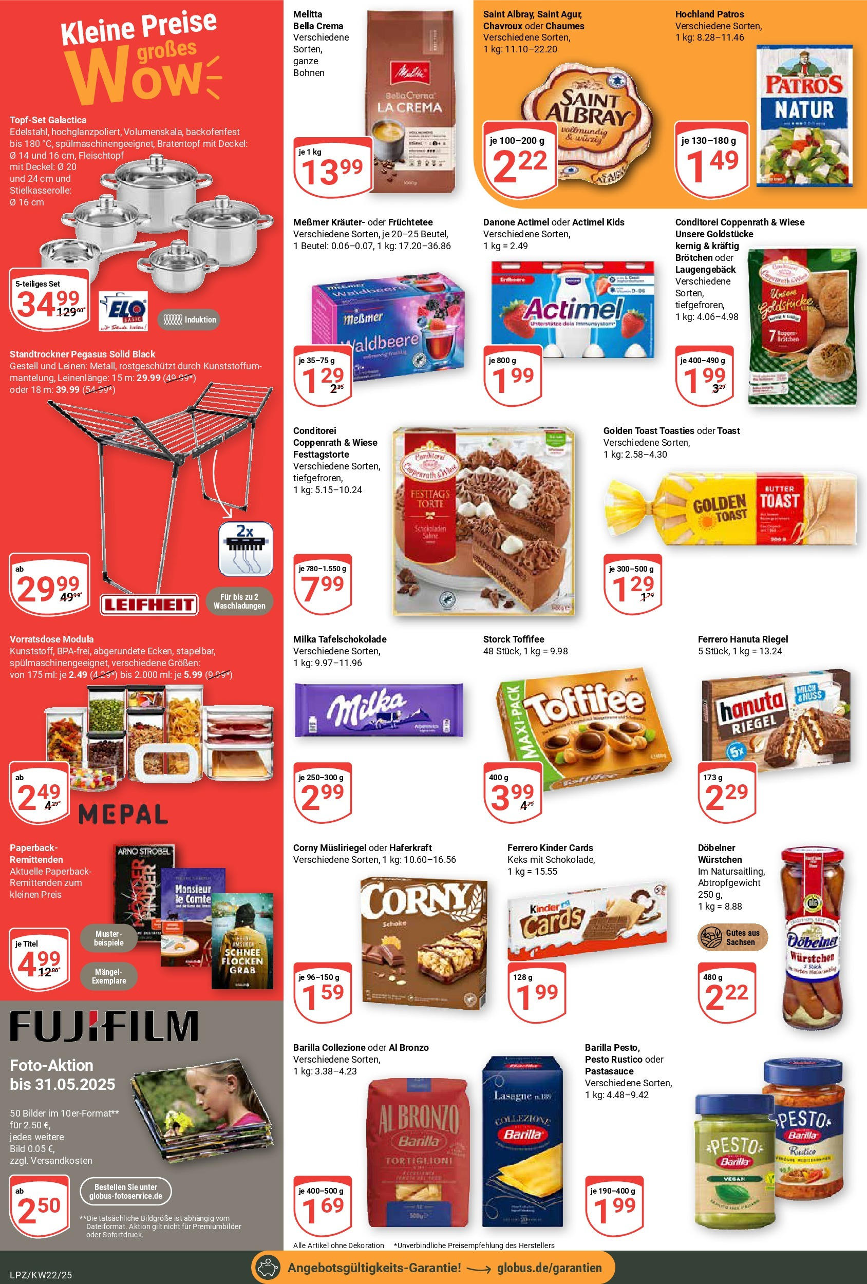 Globus prospekt Leipzig	 (ab 25.05.2025) » Angebote online | Seite: 2 | Produkte: Actimel, Patros, Milka, Toffifee