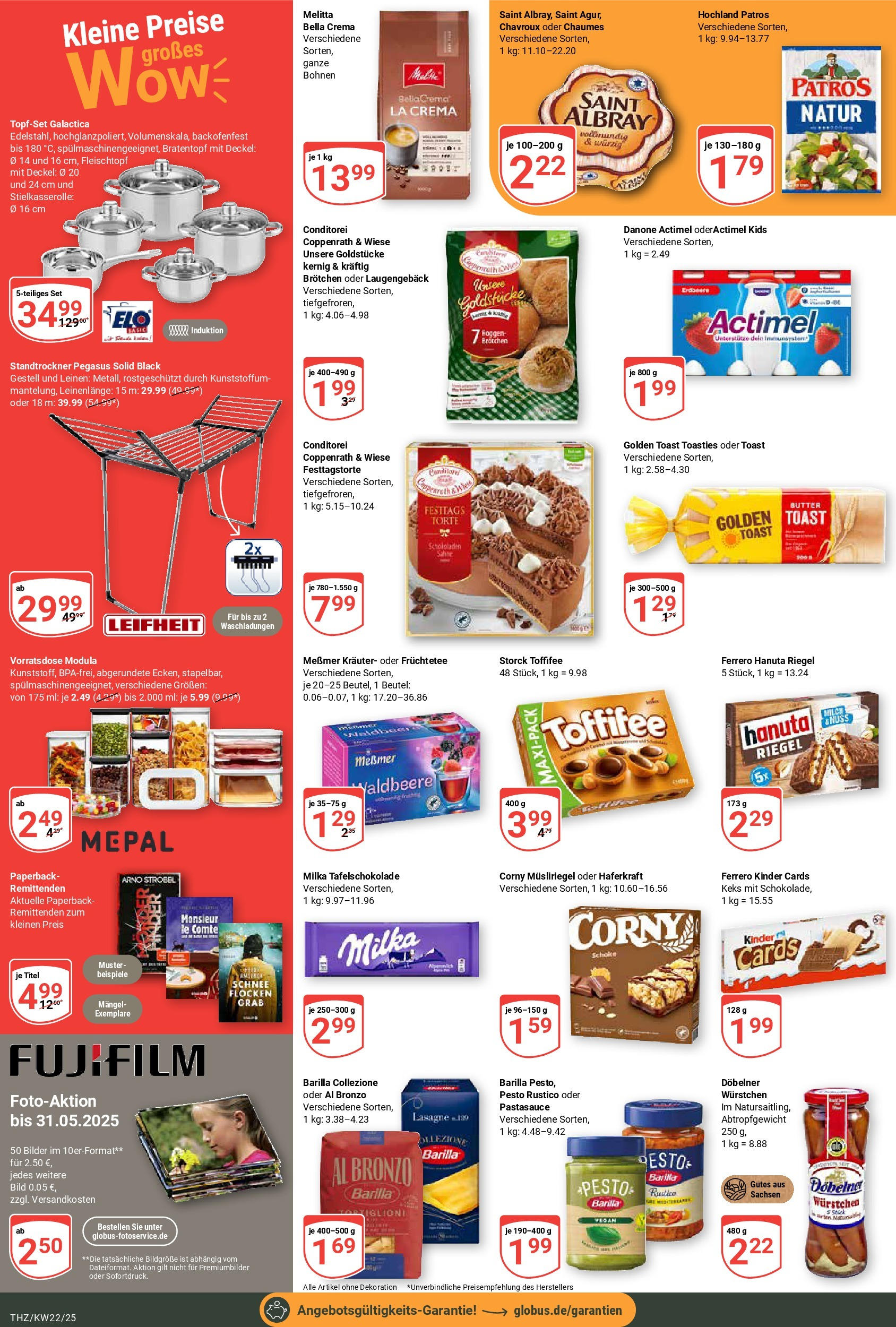 Globus prospekt Zeitz	 (ab 25.05.2025) » Angebote online | Seite: 2 | Produkte: Melitta, Messmer, Patros, Pasta