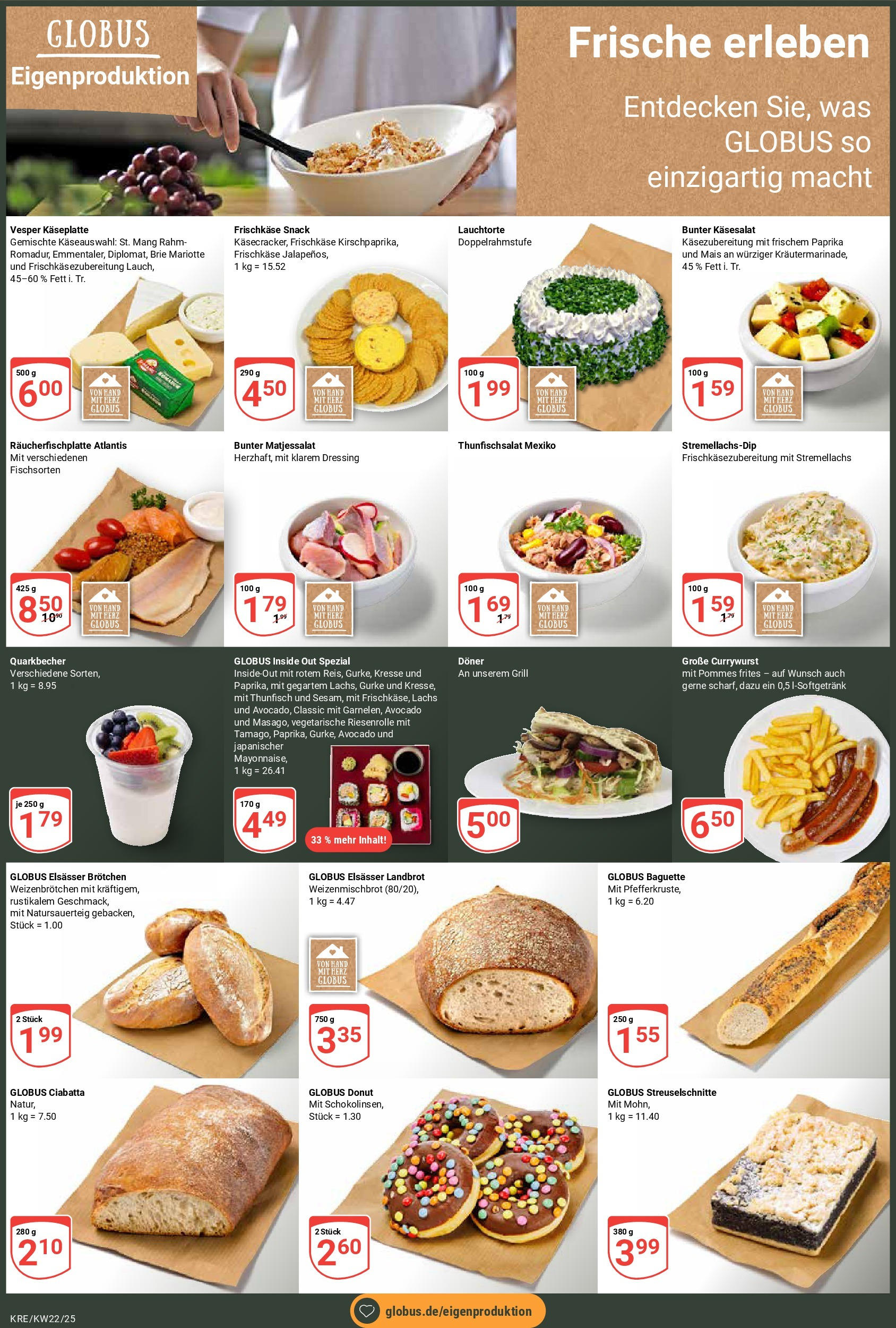 Globus prospekt Krefeld	 (ab 25.05.2025) » Angebote online | Seite: 2 | Produkte: Quark, Thunfisch, Dressing, Avocado