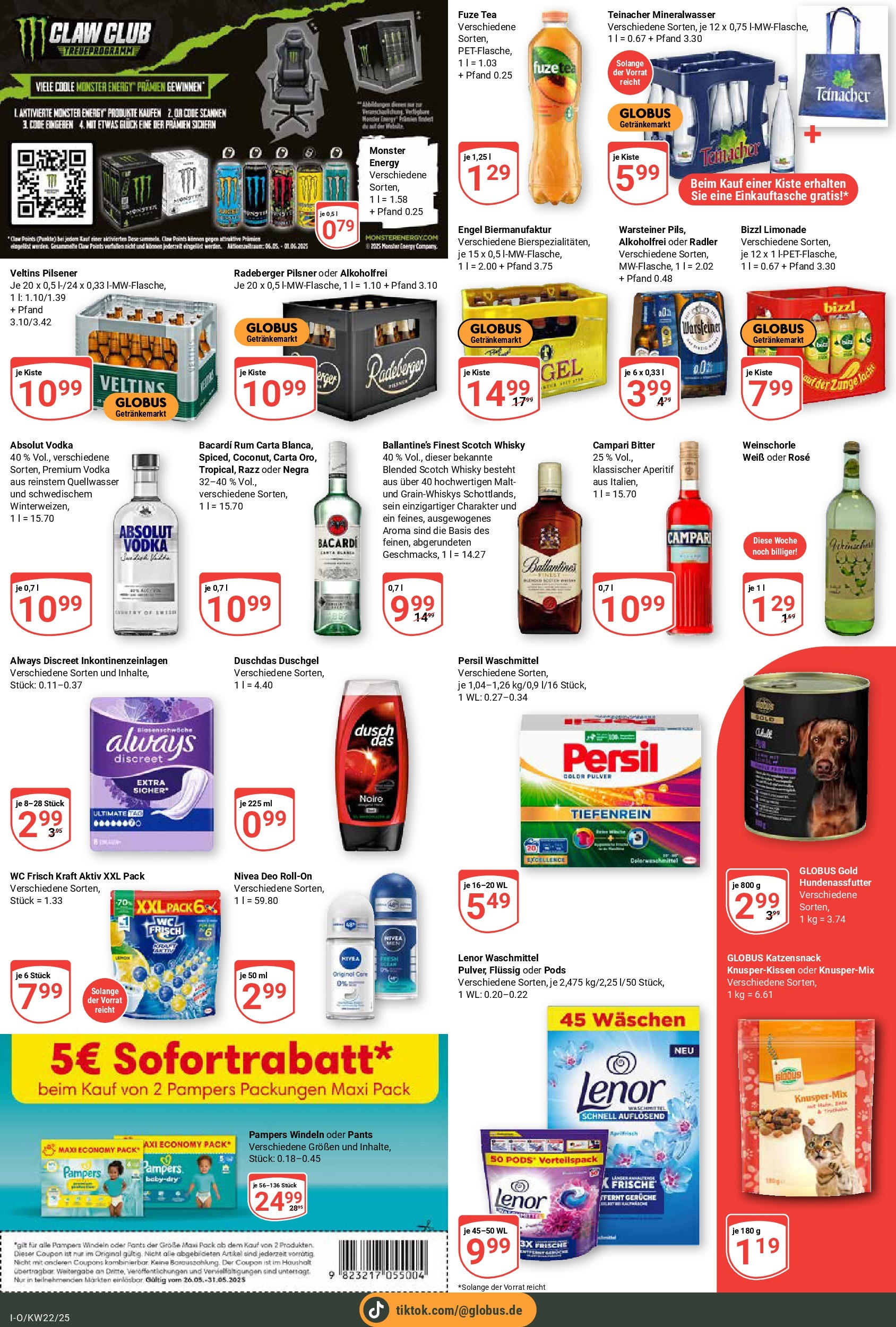 Globus prospekt Idar-Oberstein (ab 25.05.2025) » Angebote ab Montag | Seite: 7 | Produkte: Campari, Duschdas, Shower Gel, Persil Globus prospekt Idar-Oberstein (ab 25.05.2025) » Angebote online | Seite: 7 | Produkte: Campari, Duschdas, Shower Gel, Persil