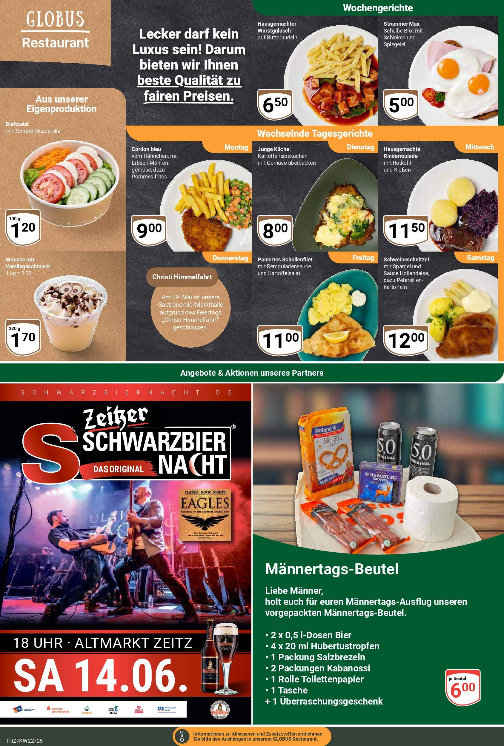 Globus prospekt Zeitz	 (ab 25.05.2025) » Angebote online | Seite: 5 | Produkte: Rotkohl, Pommes frites, Brot, Toilettenpapier