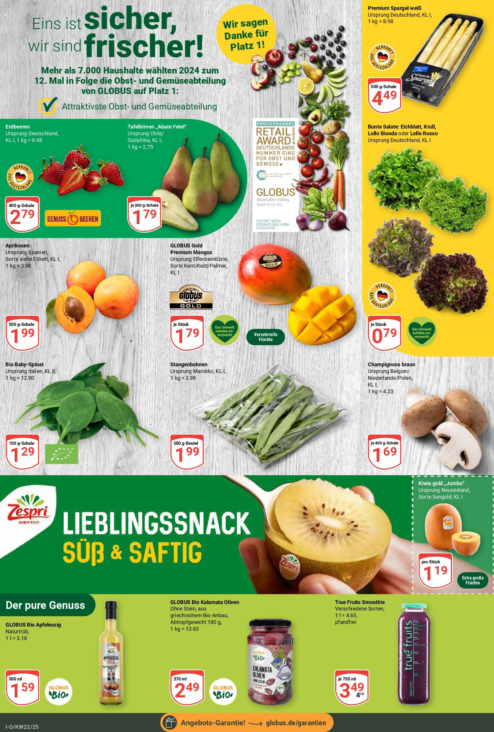 Globus prospekt Idar-Oberstein (ab 25.05.2025) » Angebote ab Montag | Seite: 10 | Produkte: Spargel, Apple, Obst, Erdbeeren Globus prospekt Idar-Oberstein (ab 25.05.2025) » Angebote online | Seite: 10 | Produkte: Spargel, Apple, Obst, Erdbeeren