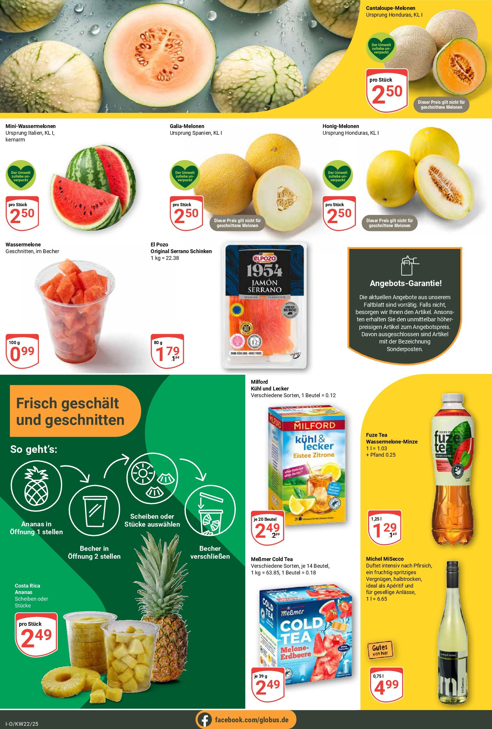 Globus prospekt Idar-Oberstein (ab 25.05.2025) » Angebote ab Montag | Seite: 11 | Produkte: Fuze tea, Zitrone, Melone, Serrano schinken Globus prospekt Idar-Oberstein (ab 25.05.2025) » Angebote online | Seite: 11 | Produkte: Fuze tea, Zitrone, Melone, Serrano schinken