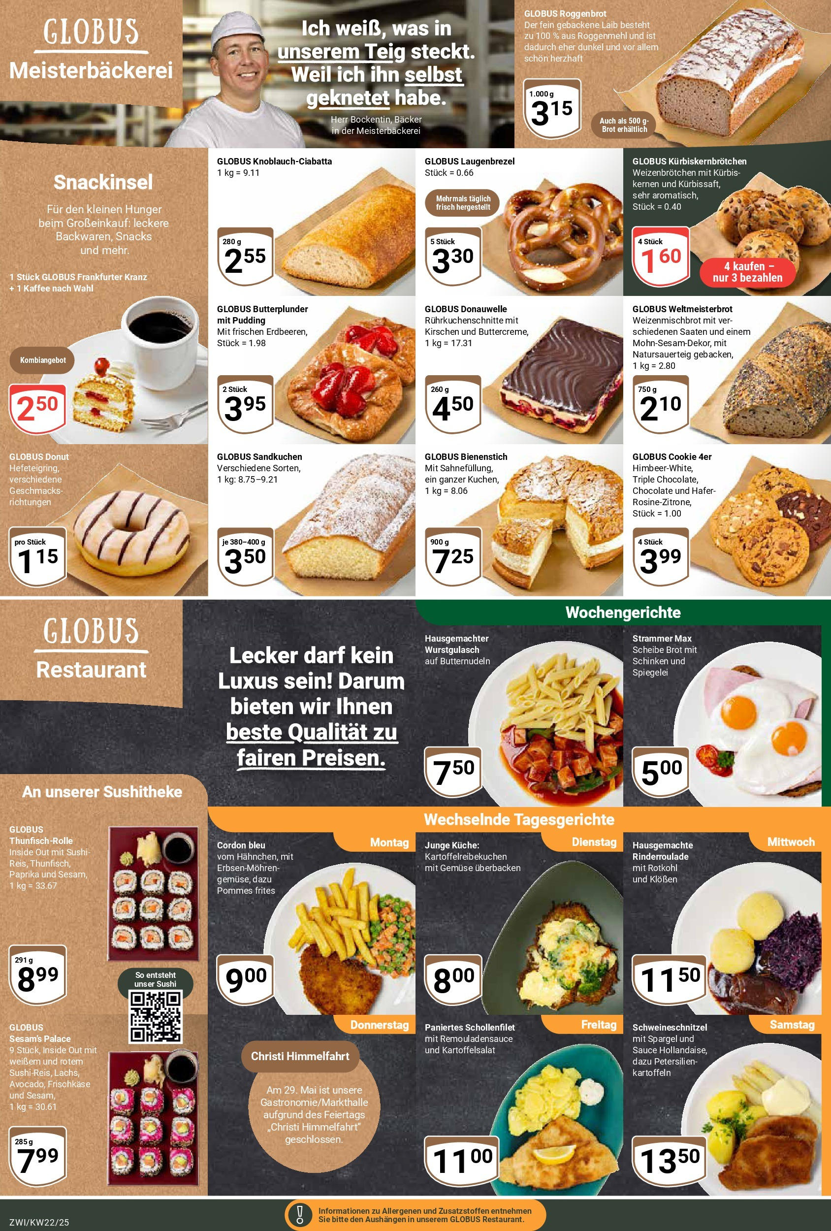 Globus prospekt Zwickau	 (ab 25.05.2025) » Angebote online | Seite: 5 | Produkte: Kaffee, Pommes, Pommes frites, Kartoffeln