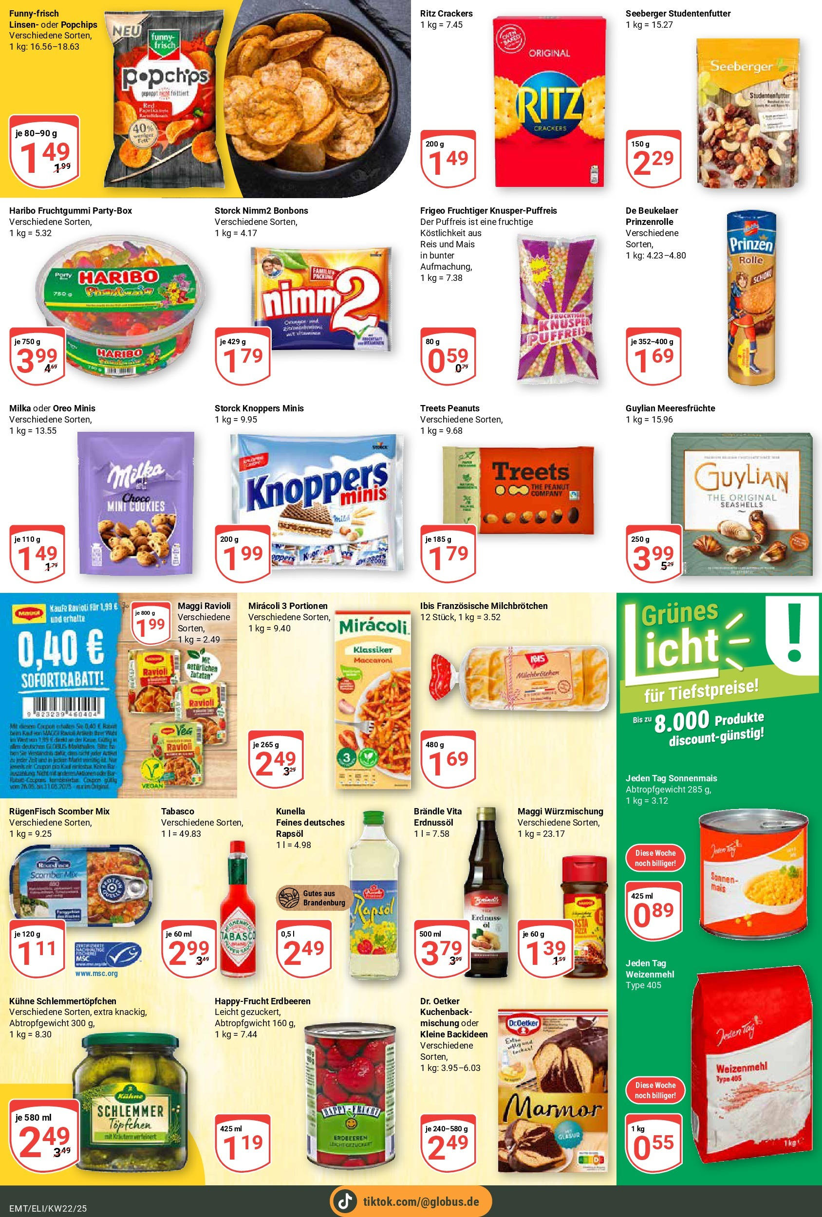 Globus prospekt Erfurt-Linderbach	 (ab 25.05.2025) » Angebote online | Seite: 14 | Produkte: Maggi, Milka, Paprika, Knoppers
