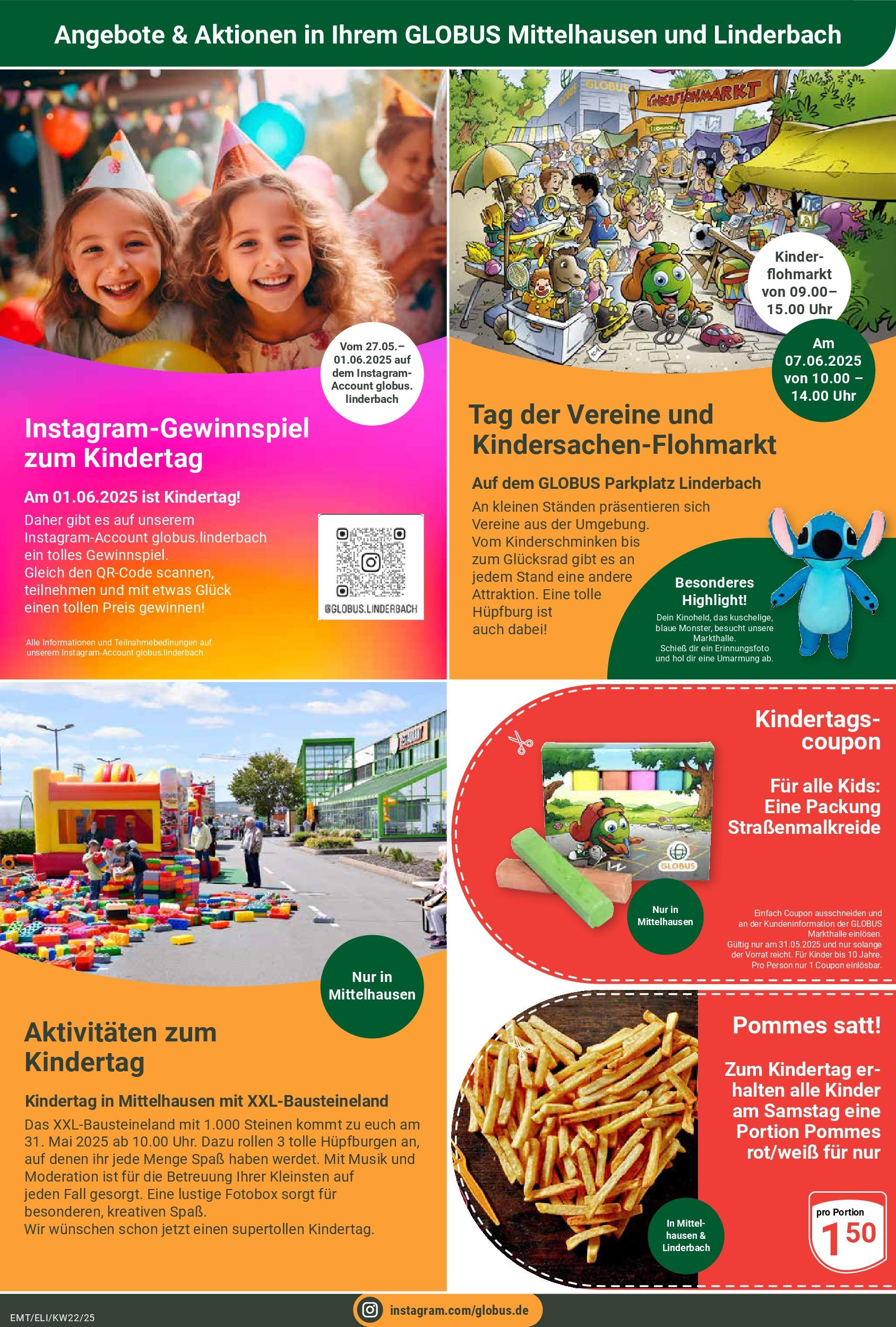 Globus prospekt Erfurt-Linderbach	 (ab 25.05.2025) » Angebote online | Seite: 19 | Produkte: Pommes, Uhr