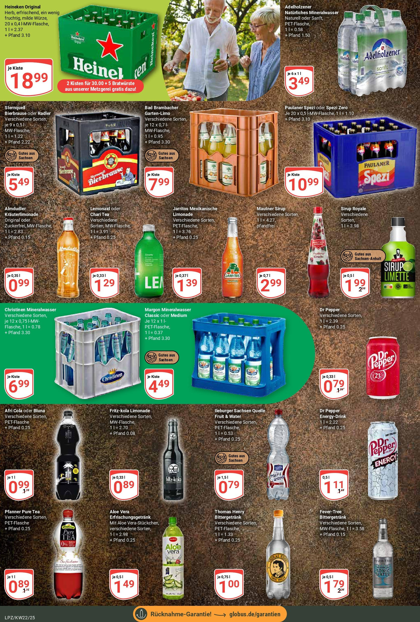Globus prospekt Leipzig	 (ab 25.05.2025) » Angebote online | Seite: 24 | Produkte: Energy, Fritz kola, Limonade, Sirup