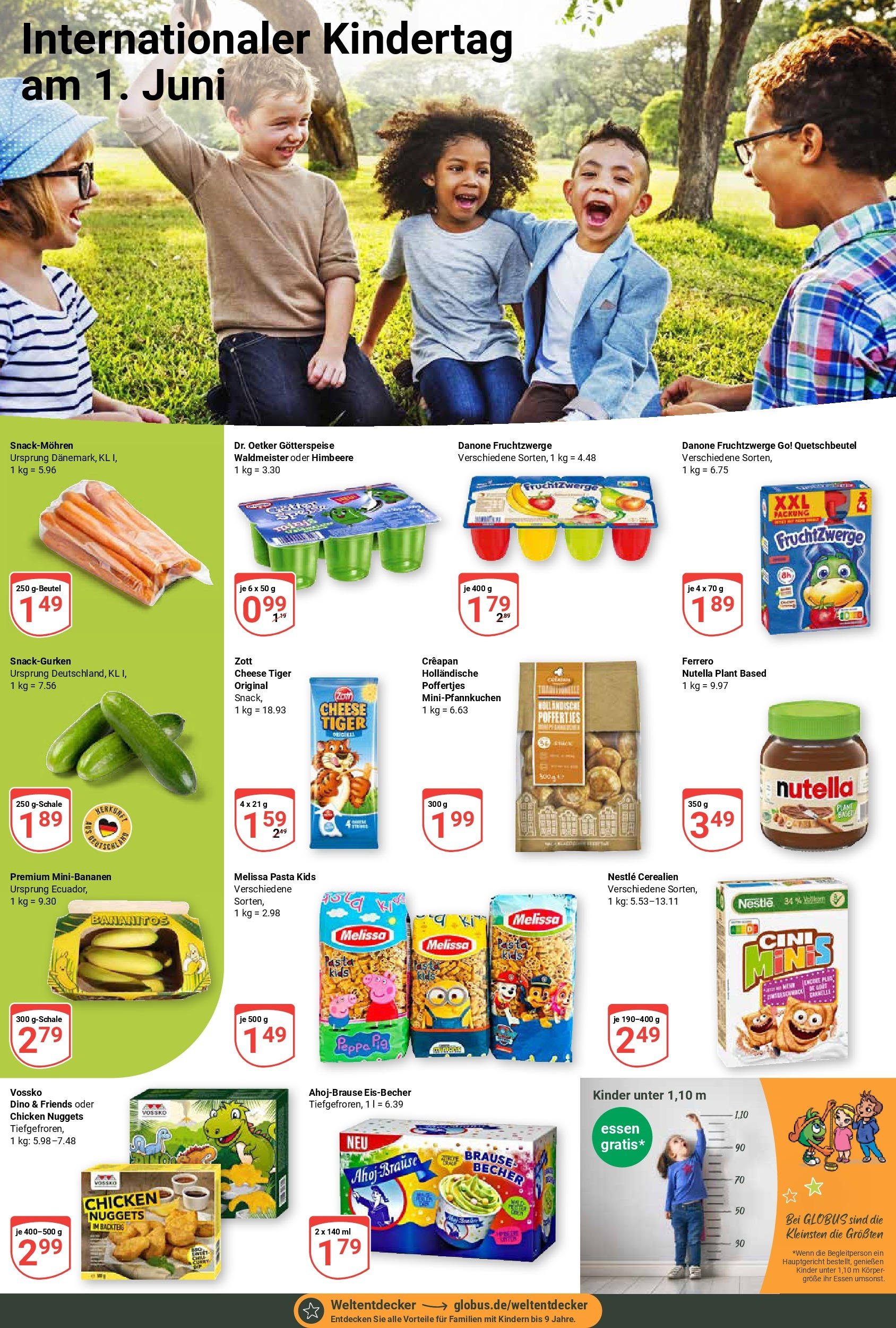 Globus prospekt Zwickau	 (ab 25.05.2025) » Angebote online | Seite: 11 | Produkte: Fruchtzwerge, Nutella, Himbeere, Pasta