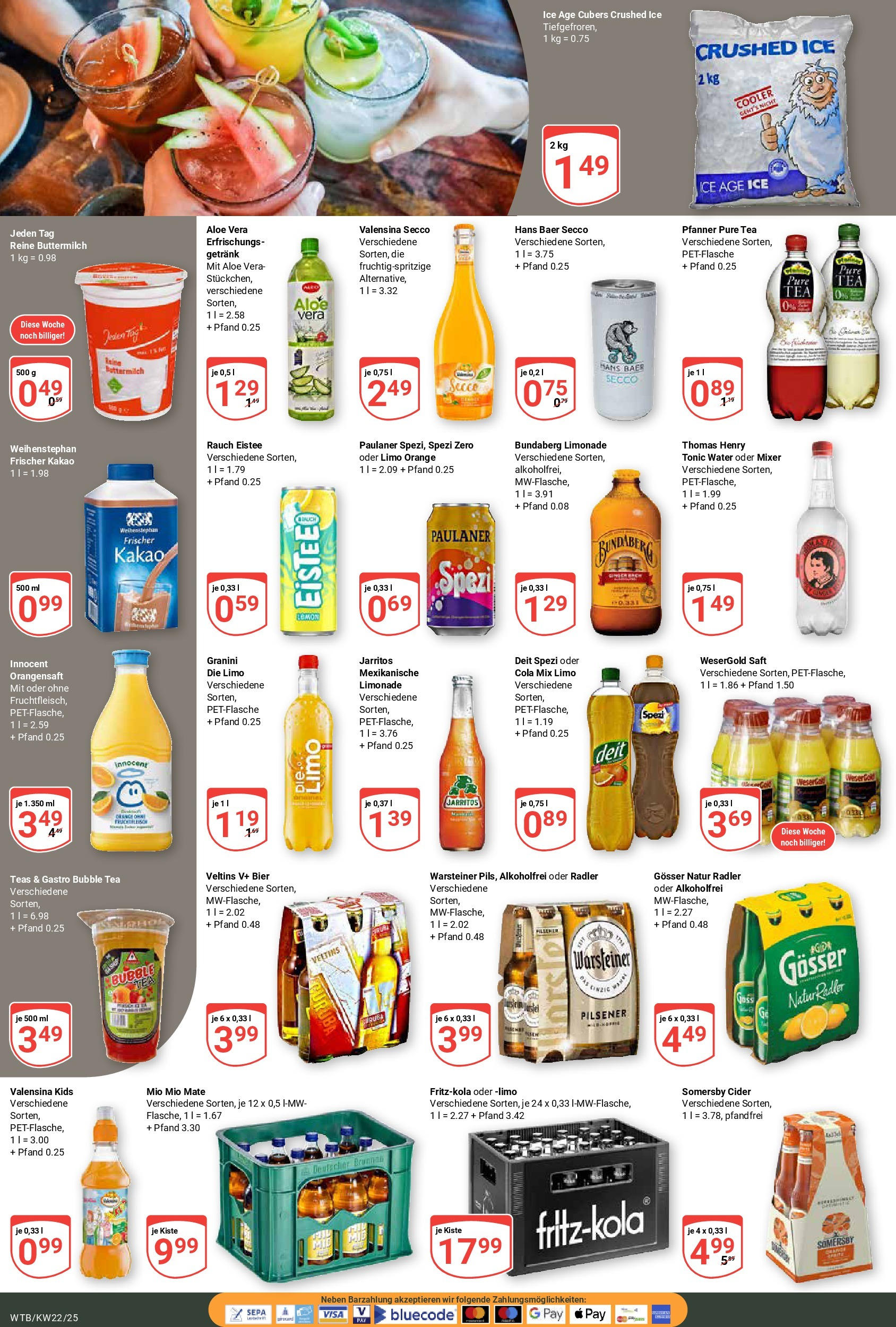 Globus prospekt Wächtersbach	 (ab 25.05.2025) » Angebote online | Seite: 19 | Produkte: Mixer, Cola, Bier, Paulaner
