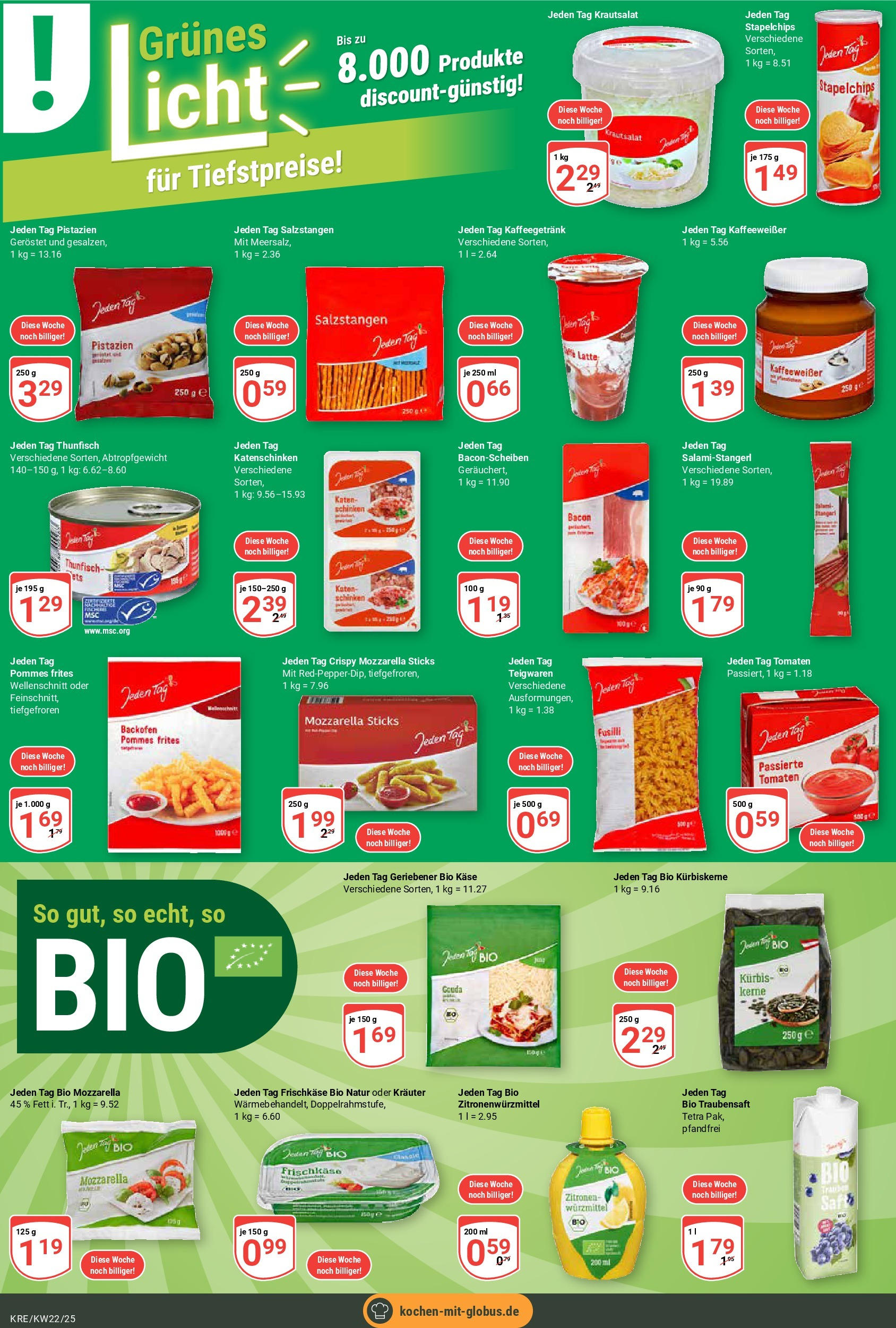 Globus prospekt Krefeld	 (ab 25.05.2025) » Angebote online | Seite: 18 | Produkte: Pommes frites, Pistazien, Backofen, Salami