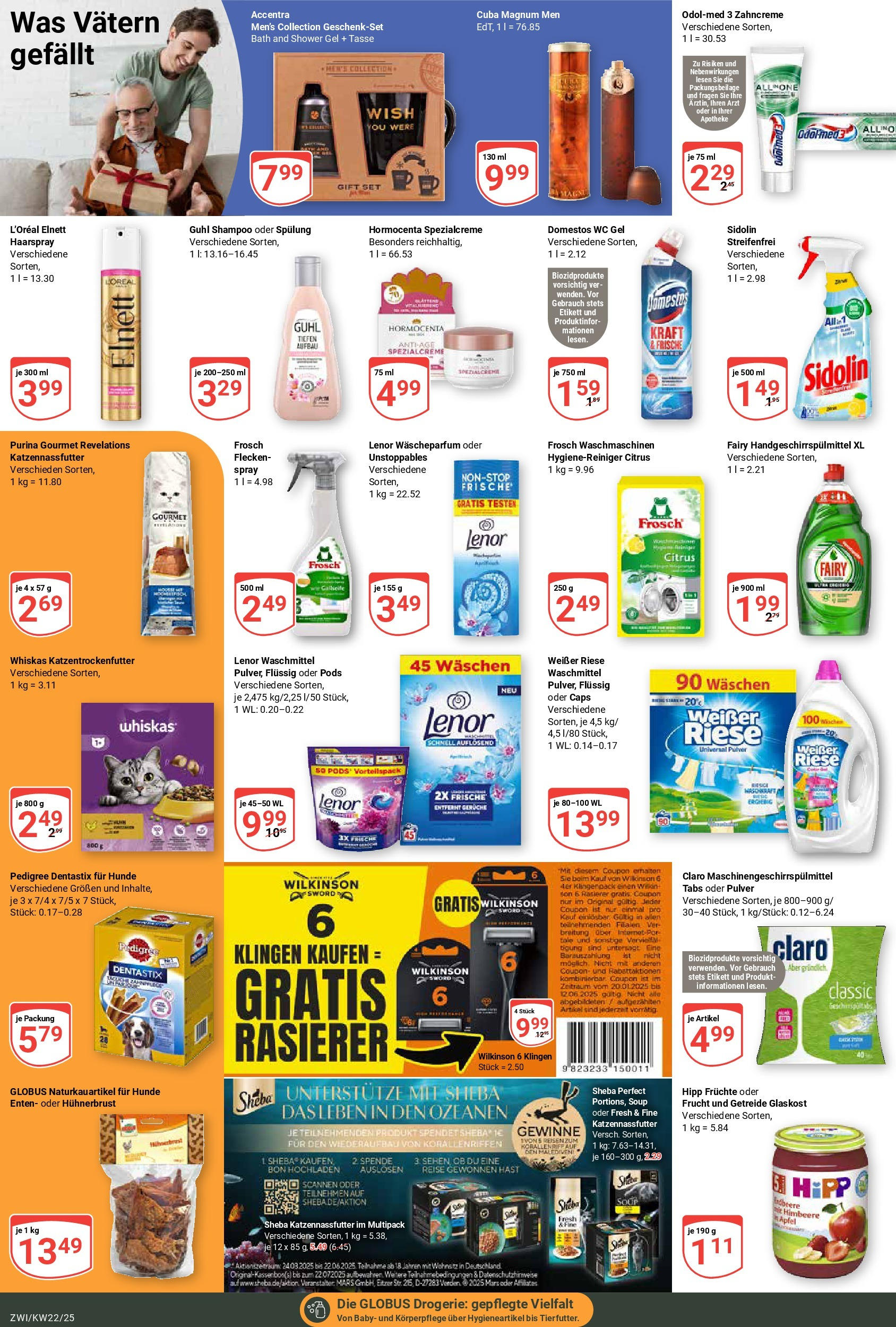 Globus prospekt Zwickau	 (ab 25.05.2025) » Angebote online | Seite: 19 | Produkte: Mars, Shower Gel, Getreide, Whiskas