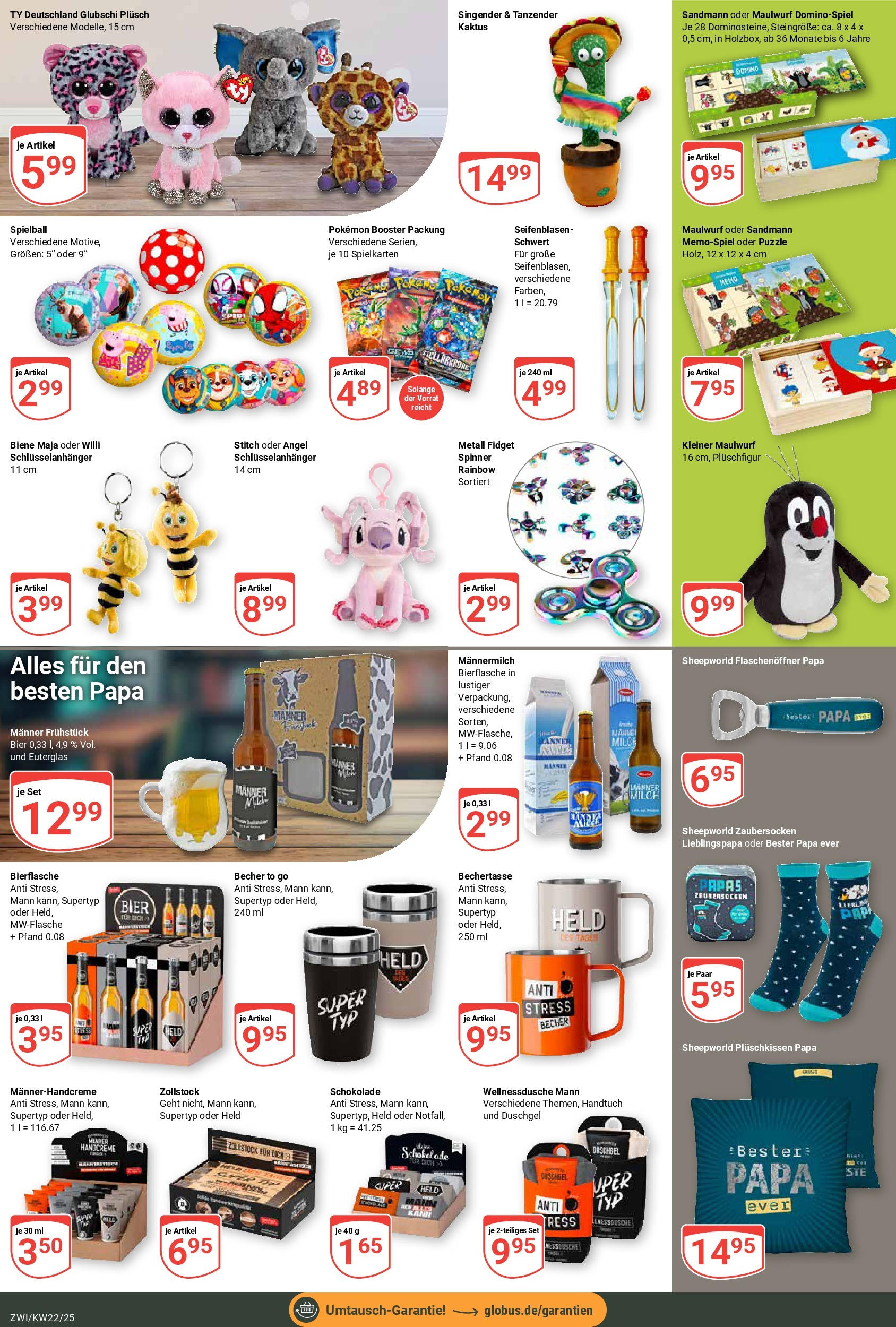 Globus prospekt Zwickau	 (ab 25.05.2025) » Angebote online | Seite: 21 | Produkte: Bier, Tür, Duschgel, Shower Gel
