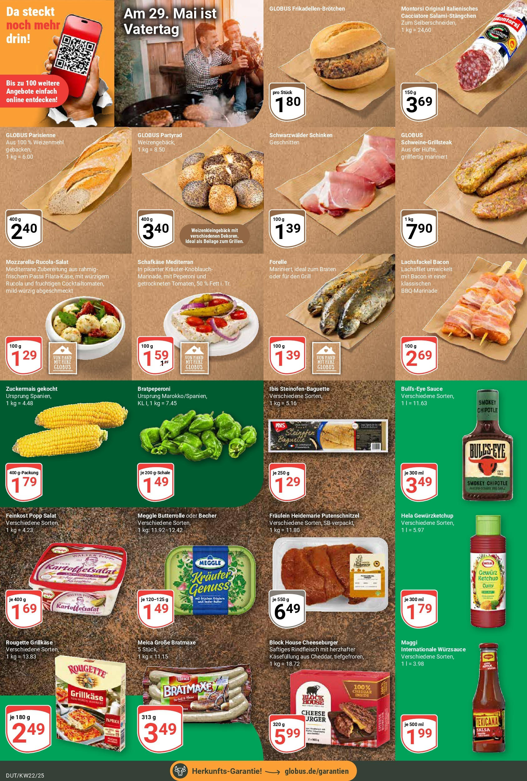 Globus prospekt Wetzlar-Dutenhofen (ab 25.05.2025) » Angebote ab Montag | Seite: 2 | Produkte: Baguette, Paprika, Ketchup, Salat Globus prospekt Wetzlar-Dutenhofen (ab 25.05.2025) » Angebote online | Seite: 2 | Produkte: Baguette, Paprika, Ketchup, Salat