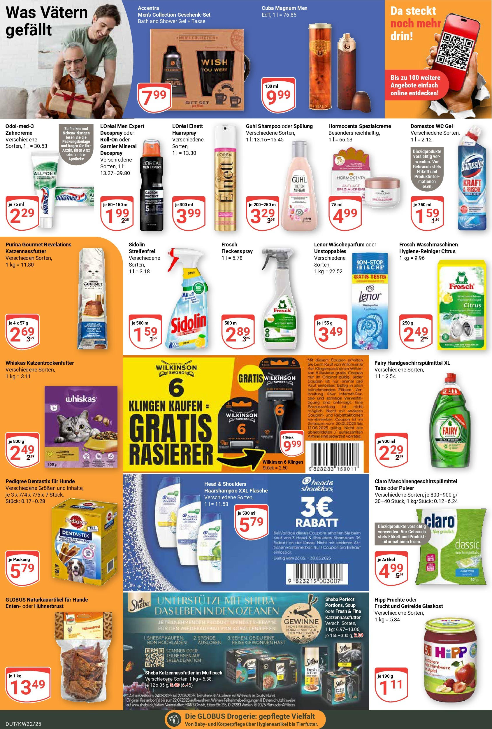 Globus prospekt Wetzlar-Dutenhofen (ab 25.05.2025) » Angebote ab Montag | Seite: 19 | Produkte: Rasierer, Shampoo, Deospray, Himbeere Globus prospekt Wetzlar-Dutenhofen (ab 25.05.2025) » Angebote online | Seite: 19 | Produkte: Rasierer, Shampoo, Deospray, Himbeere