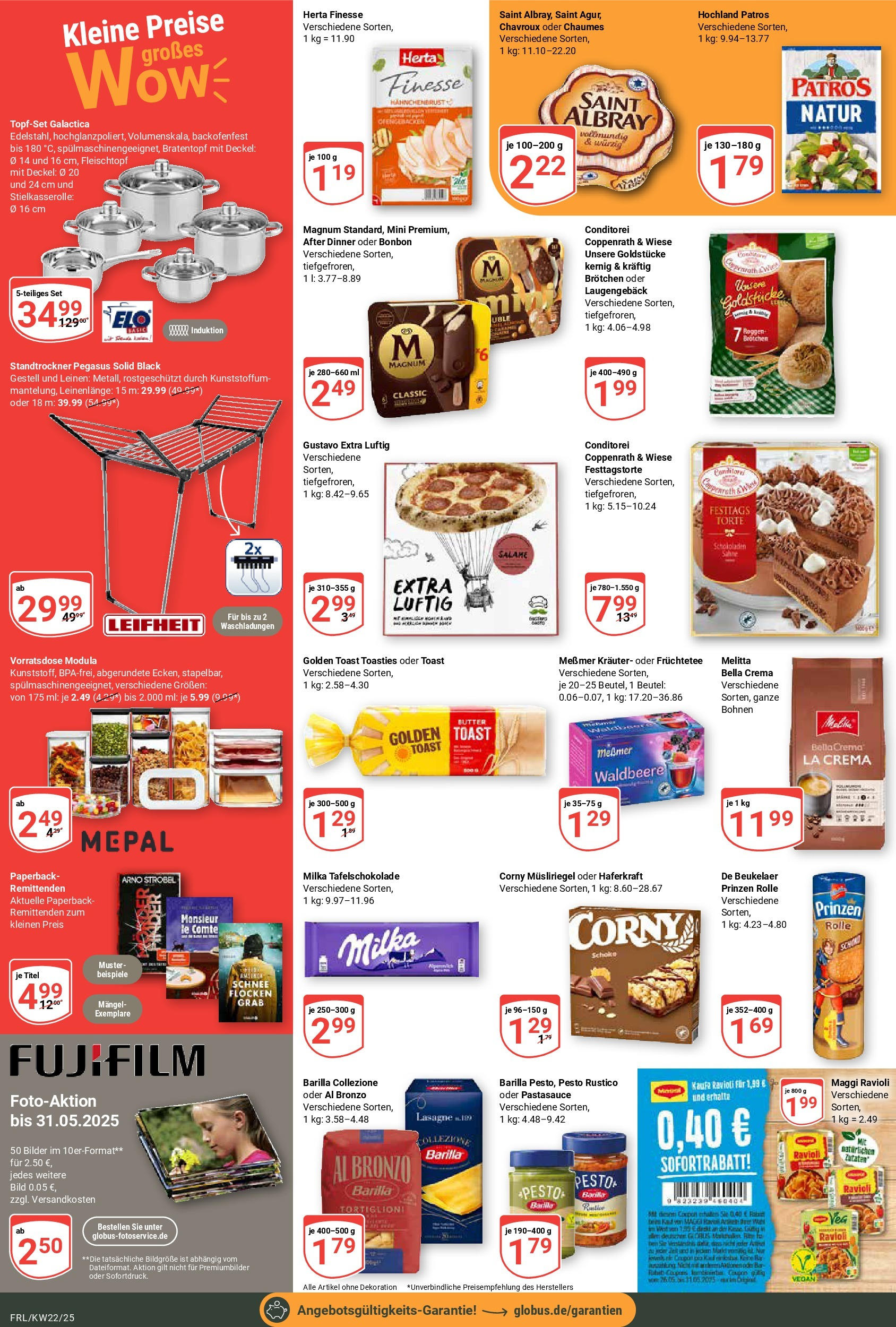Globus prospekt Freilassing	 (ab 25.05.2025) » Angebote online | Seite: 2 | Produkte: Melitta, Bilder, Flocken, Hahnchenbrust