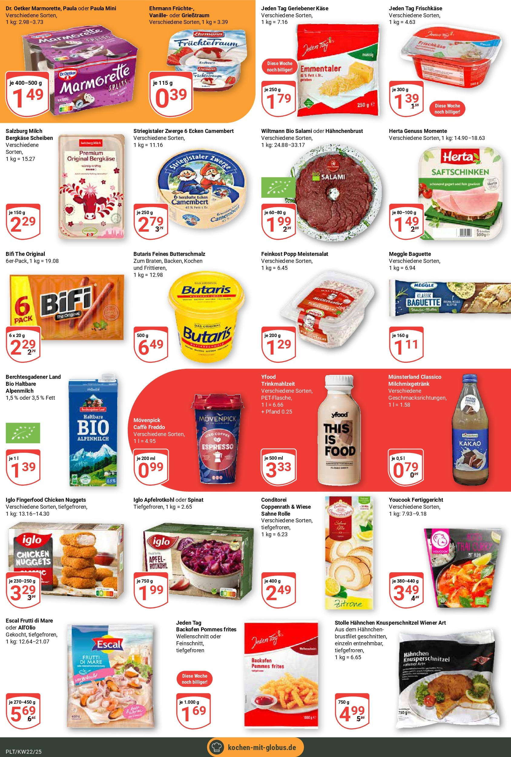 Globus prospekt Plattling	 (ab 25.05.2025) » Angebote online | Seite: 3 | Produkte: Youcook, Bifi, Baguette, Schnitzel