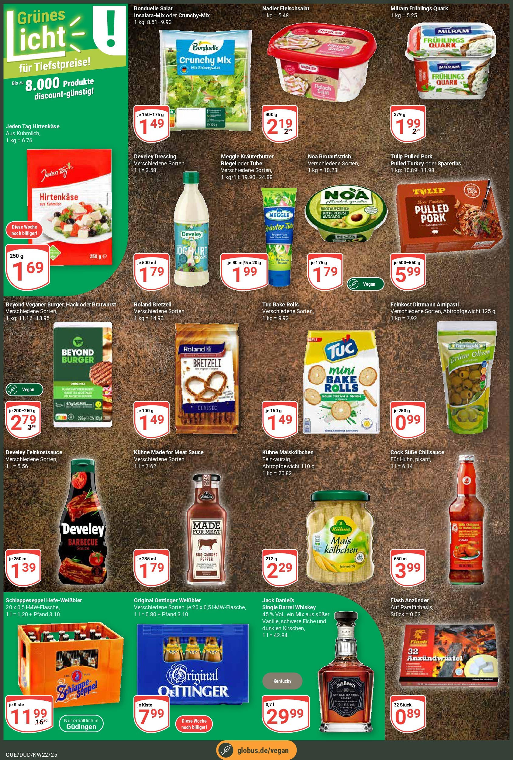 Globus prospekt Saarbrücken-Güdingen	 (ab 25.05.2025) » Angebote online | Seite: 3 | Produkte: Quark, Weißbier, Dressing, Fleisch