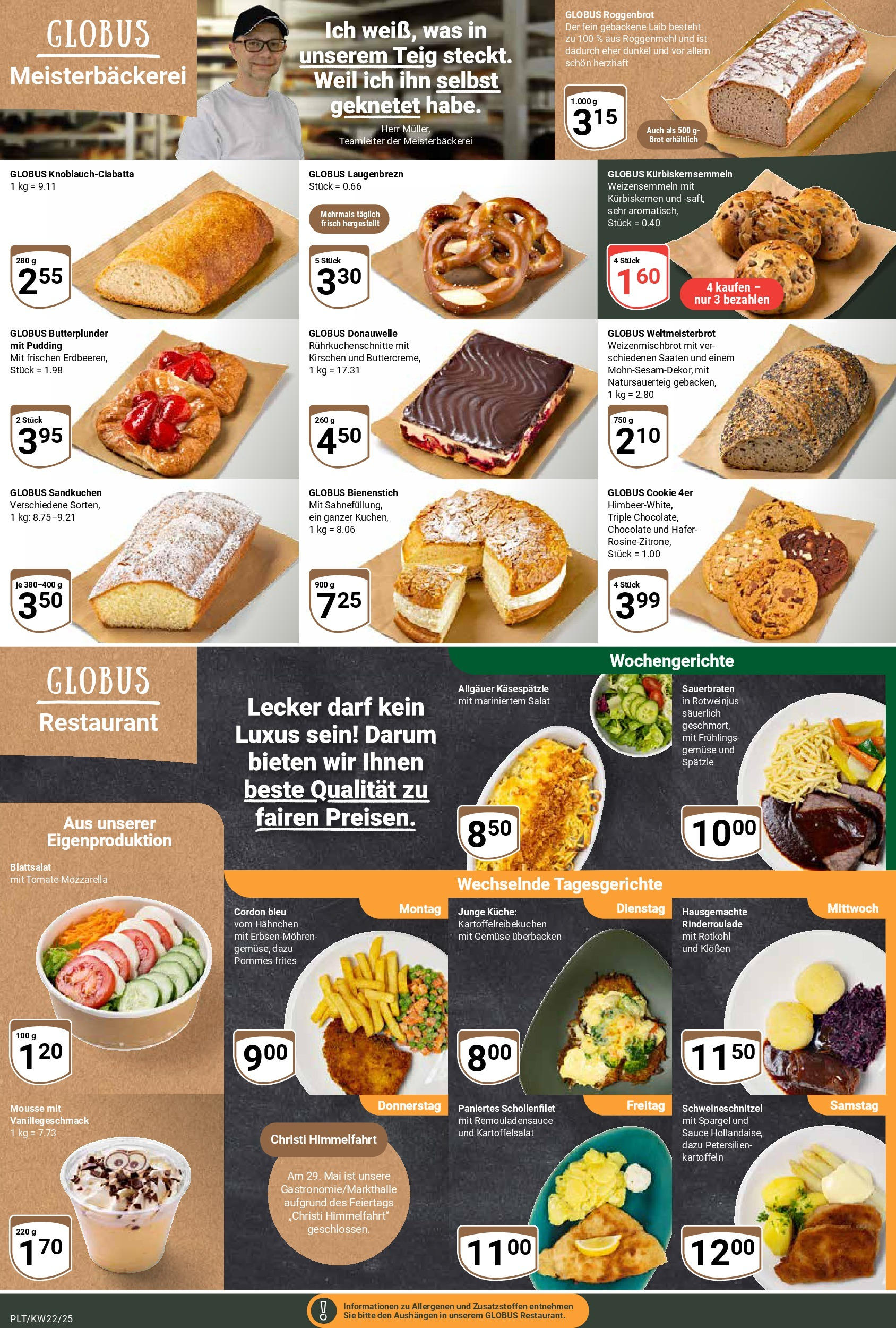 Globus prospekt Plattling	 (ab 25.05.2025) » Angebote online | Seite: 7 | Produkte: Hahnchen, Pommes, Pommes frites, Salat
