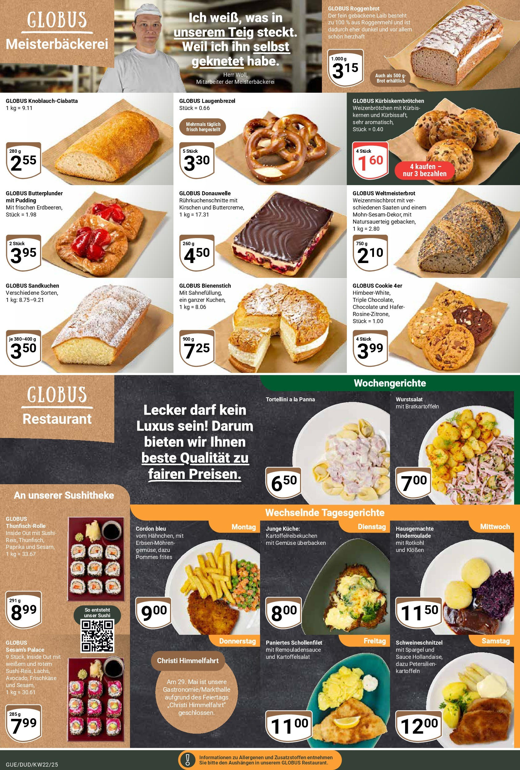 Globus prospekt Saarbrücken-Güdingen	 (ab 25.05.2025) » Angebote online | Seite: 10 | Produkte: Rotkohl, Küche, Spargel, Pommes frites