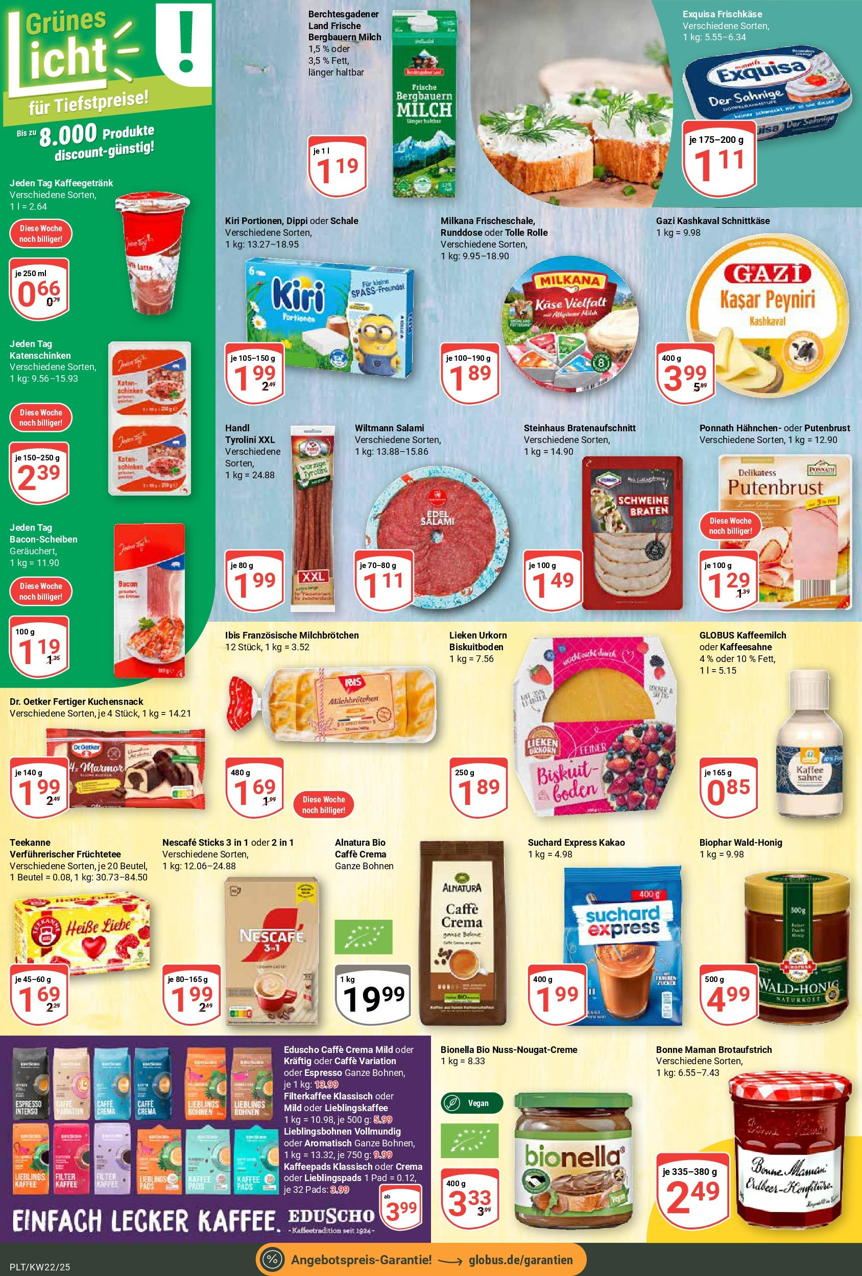 Globus prospekt Plattling	 (ab 25.05.2025) » Angebote online | Seite: 12 | Produkte: Hahnchen, Exquisa, Salami, Eduscho