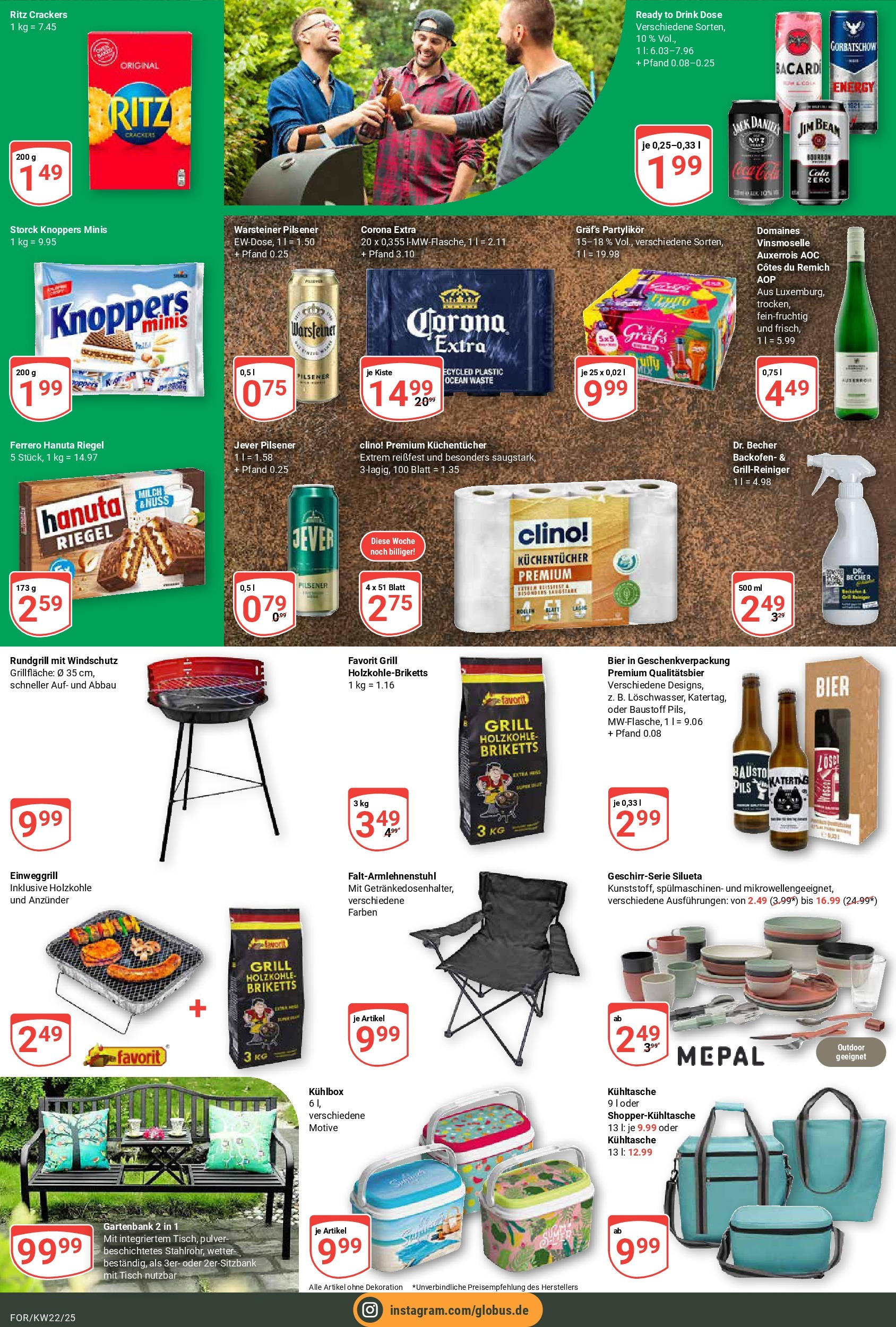 Globus prospekt Forchheim	 (ab 25.05.2025) » Angebote online | Seite: 19 | Produkte: Jim beam, Cola, Bier, Jever
