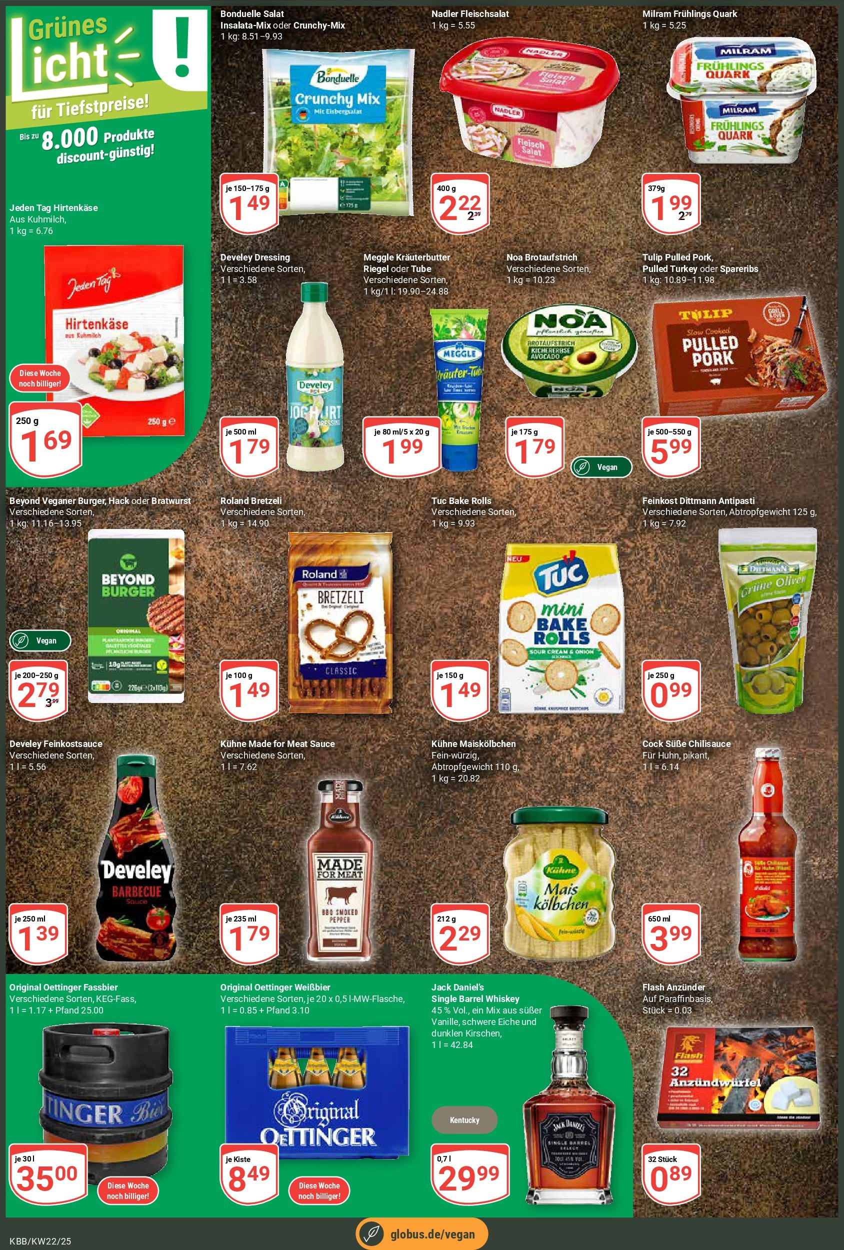 Globus prospekt Koblenz-Bubenheim (ab 25.05.2025) » Angebote ab Montag | Seite: 3 | Produkte: Weißbier, Bratwurst, Eisbergsalat, Whiskey Globus prospekt Koblenz-Bubenheim (ab 25.05.2025) » Angebote online | Seite: 3 | Produkte: Weißbier, Bratwurst, Eisbergsalat, Whiskey