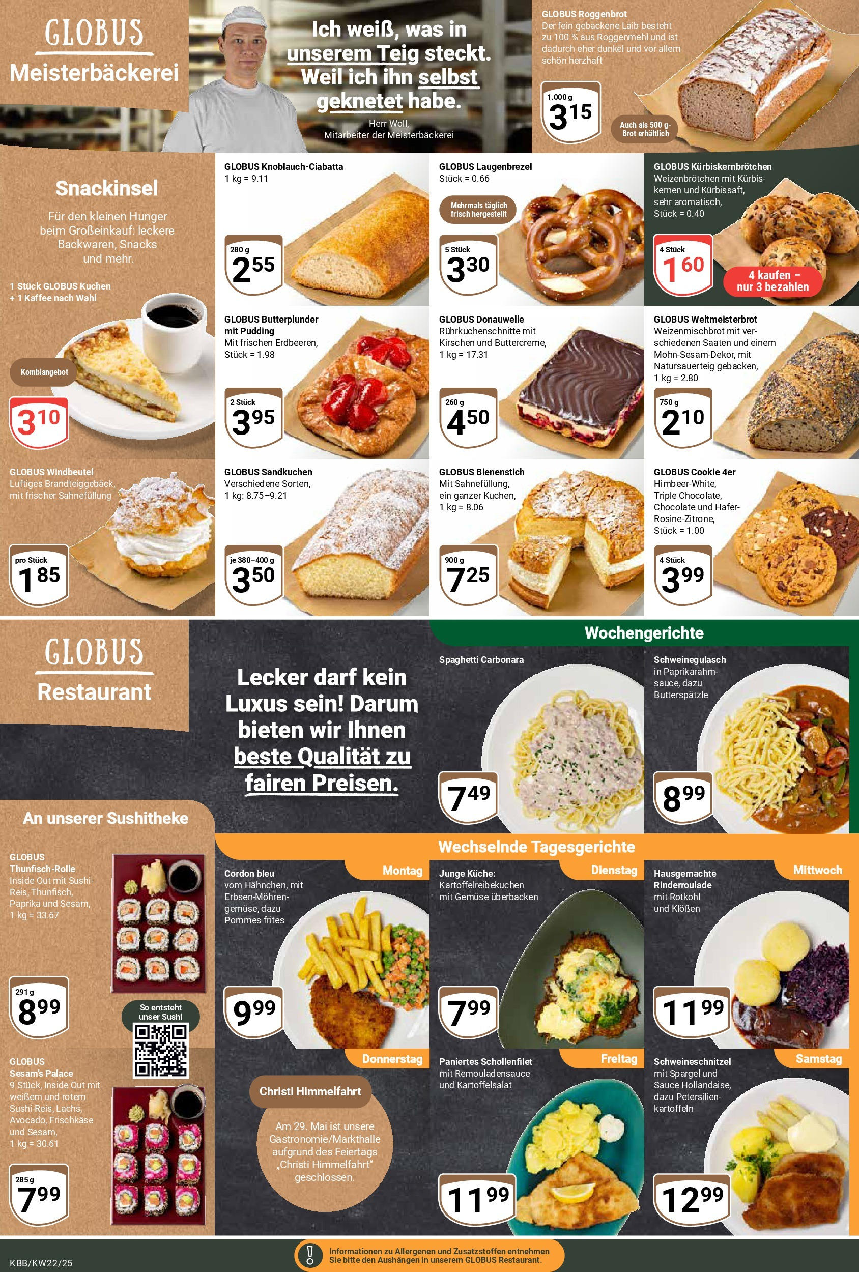 Globus prospekt Koblenz-Bubenheim (ab 25.05.2025) » Angebote ab Montag | Seite: 12 | Produkte: Rotkohl, Paprika, Brot, Frischkase Globus prospekt Koblenz-Bubenheim (ab 25.05.2025) » Angebote online | Seite: 12 | Produkte: Rotkohl, Paprika, Brot, Frischkase