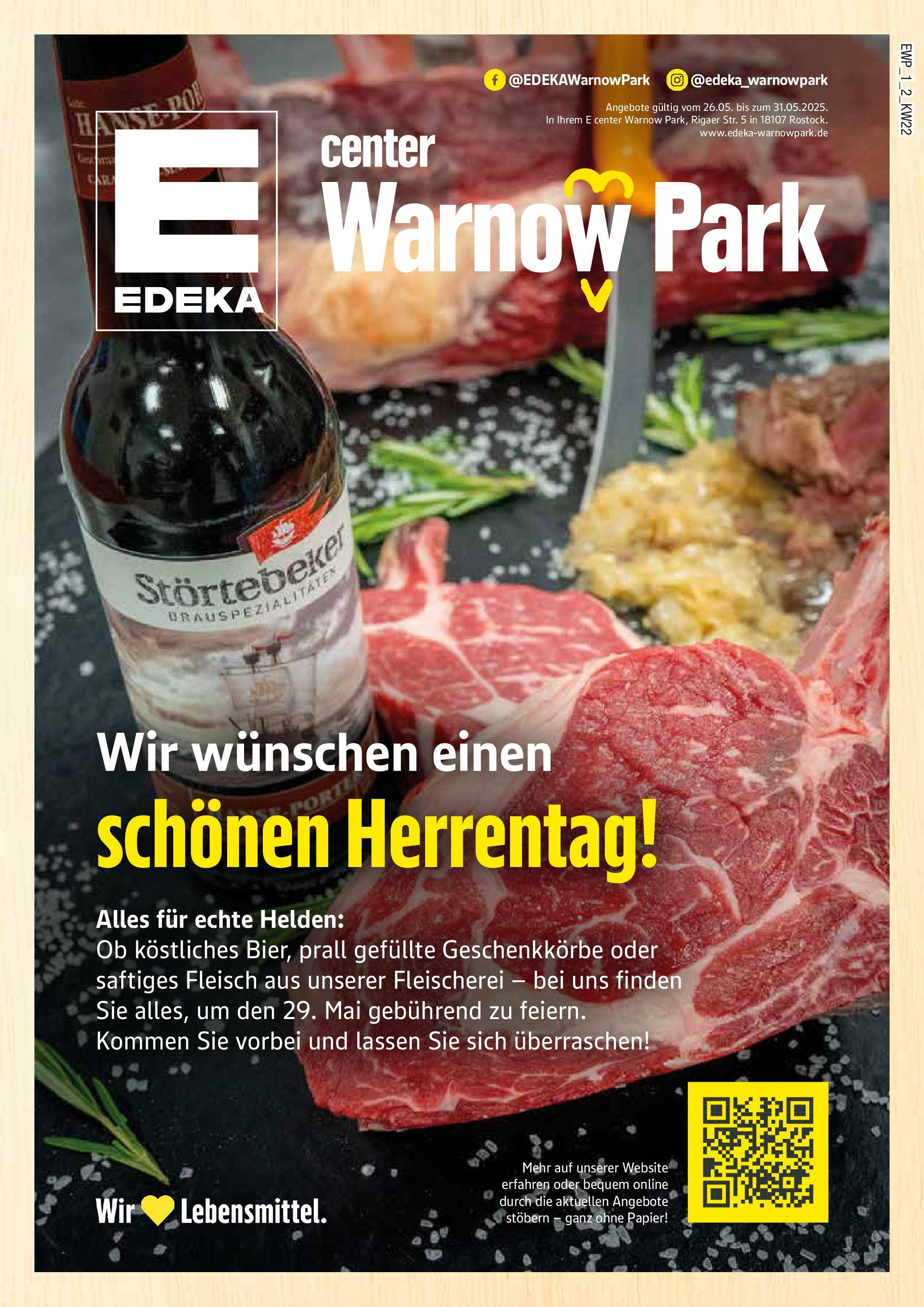 Edeka prospekt Rostock	 (ab 25.05.2025) » Angebote Online | Seite: 1 | Produkte: Fleisch