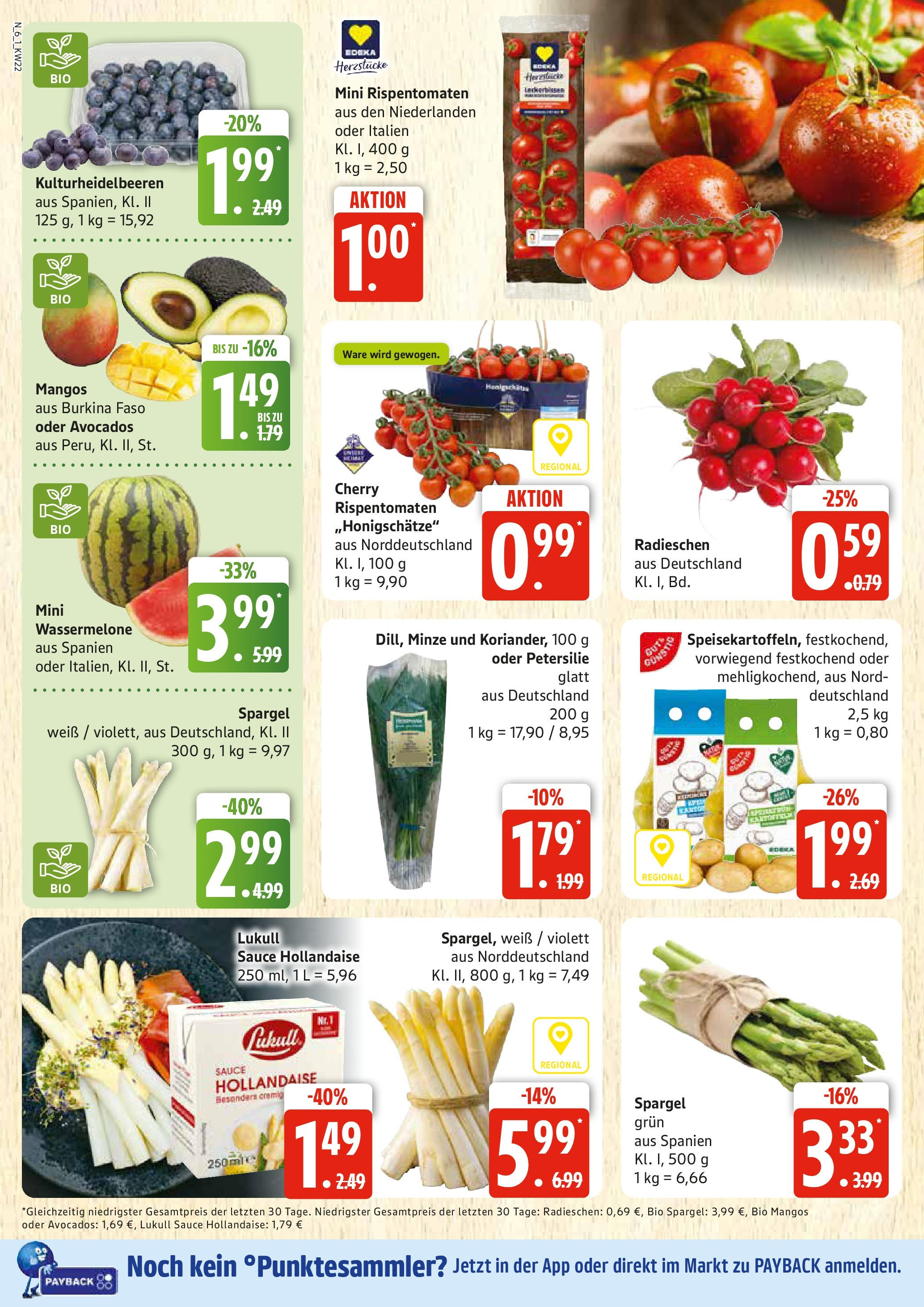 Edeka prospekt Rostock	 (ab 25.05.2025) » Angebote Online | Seite: 6 | Produkte: Spargel, Wassermelone, Petersilie