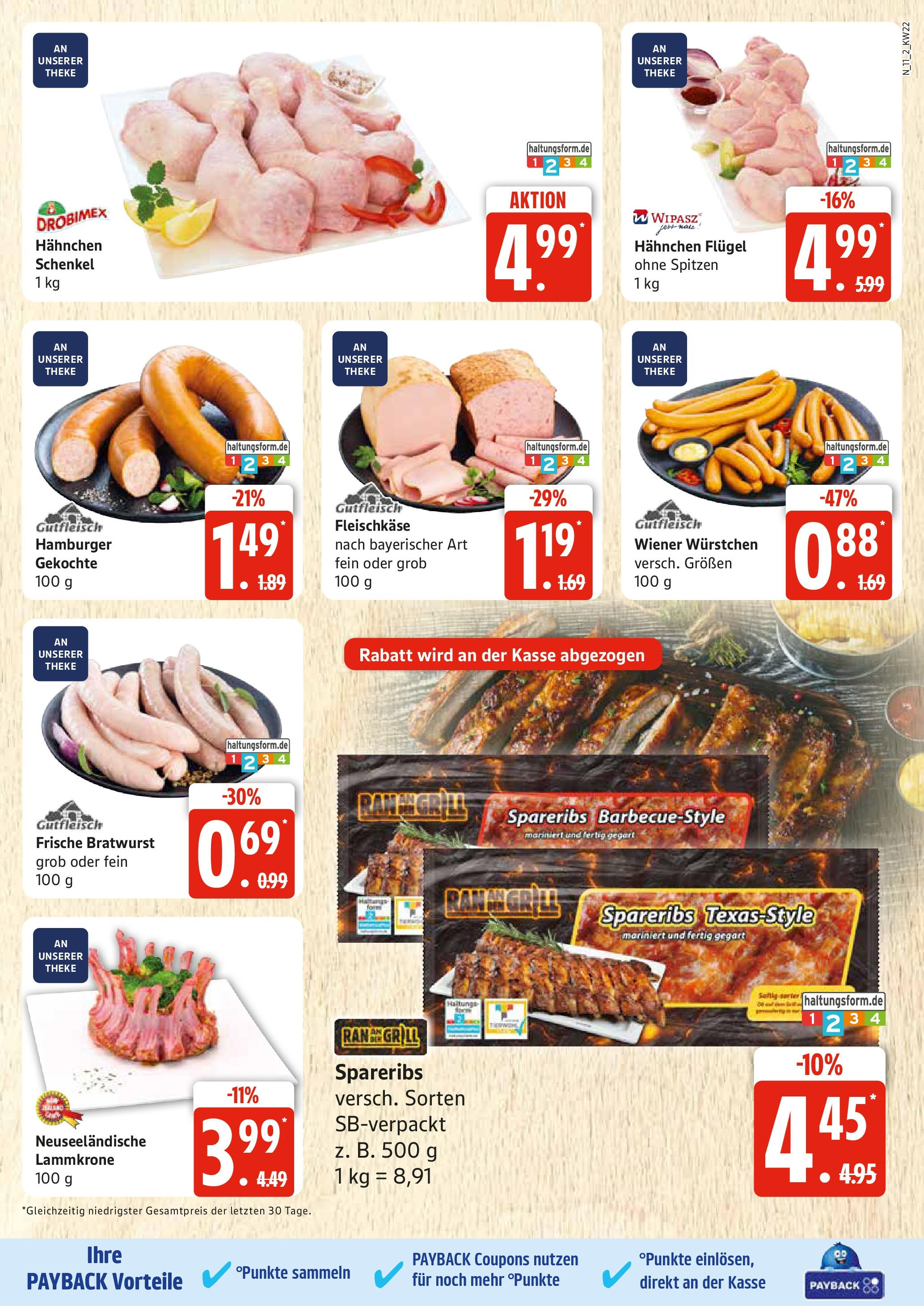 Edeka prospekt Rostock	 (ab 25.05.2025) » Angebote Online | Seite: 11 | Produkte: Grill, Hahnchen, Theke, Bratwurst