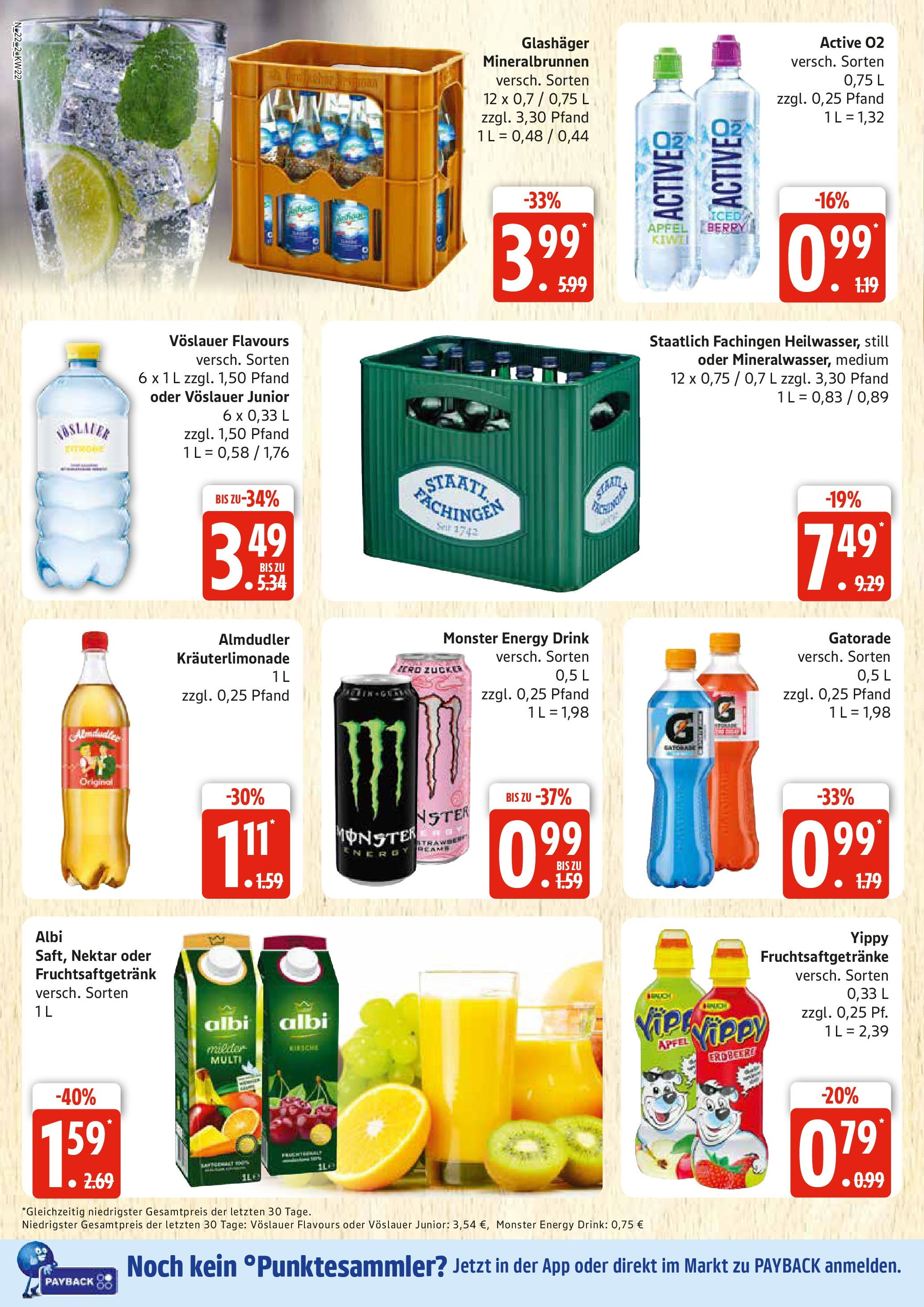 Edeka prospekt Rostock	 (ab 25.05.2025) » Angebote Online | Seite: 22 | Produkte: Energy, Äpfel, Monster, Zucker
