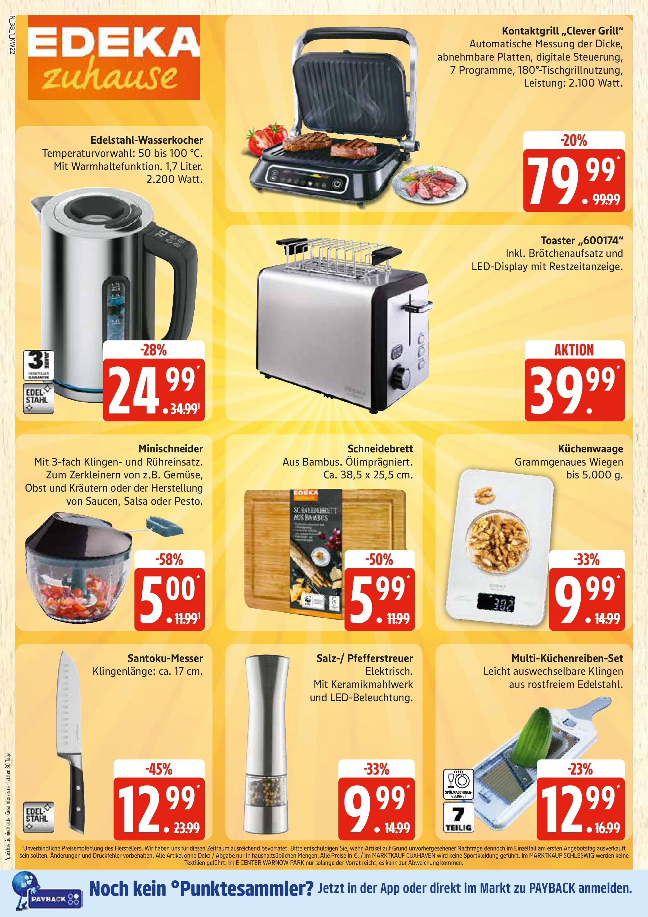 Edeka prospekt Rostock	 (ab 25.05.2025) » Angebote Online | Seite: 38 | Produkte: Grill, Toaster, Obst