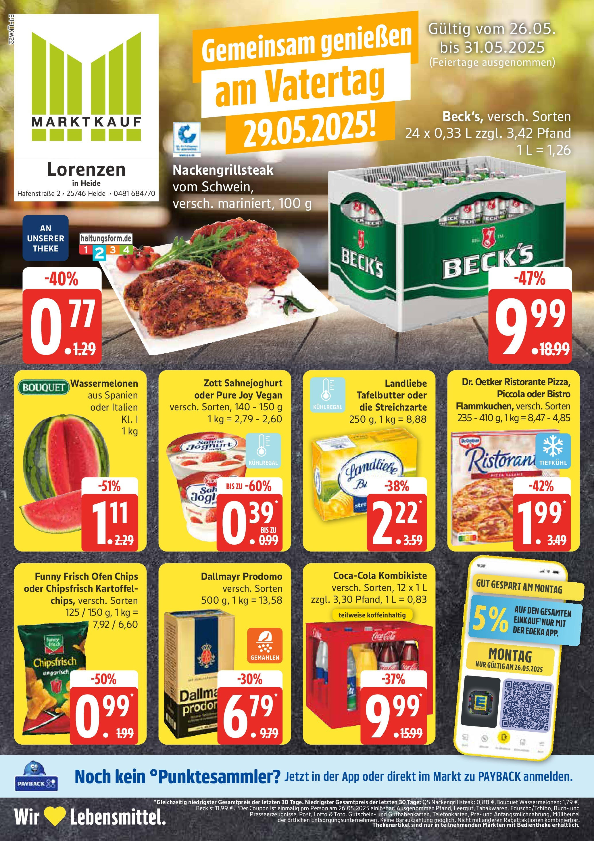 MARKTKAUF Prospekt ab 25.05.2025 > Marktkauf Wochenangebote