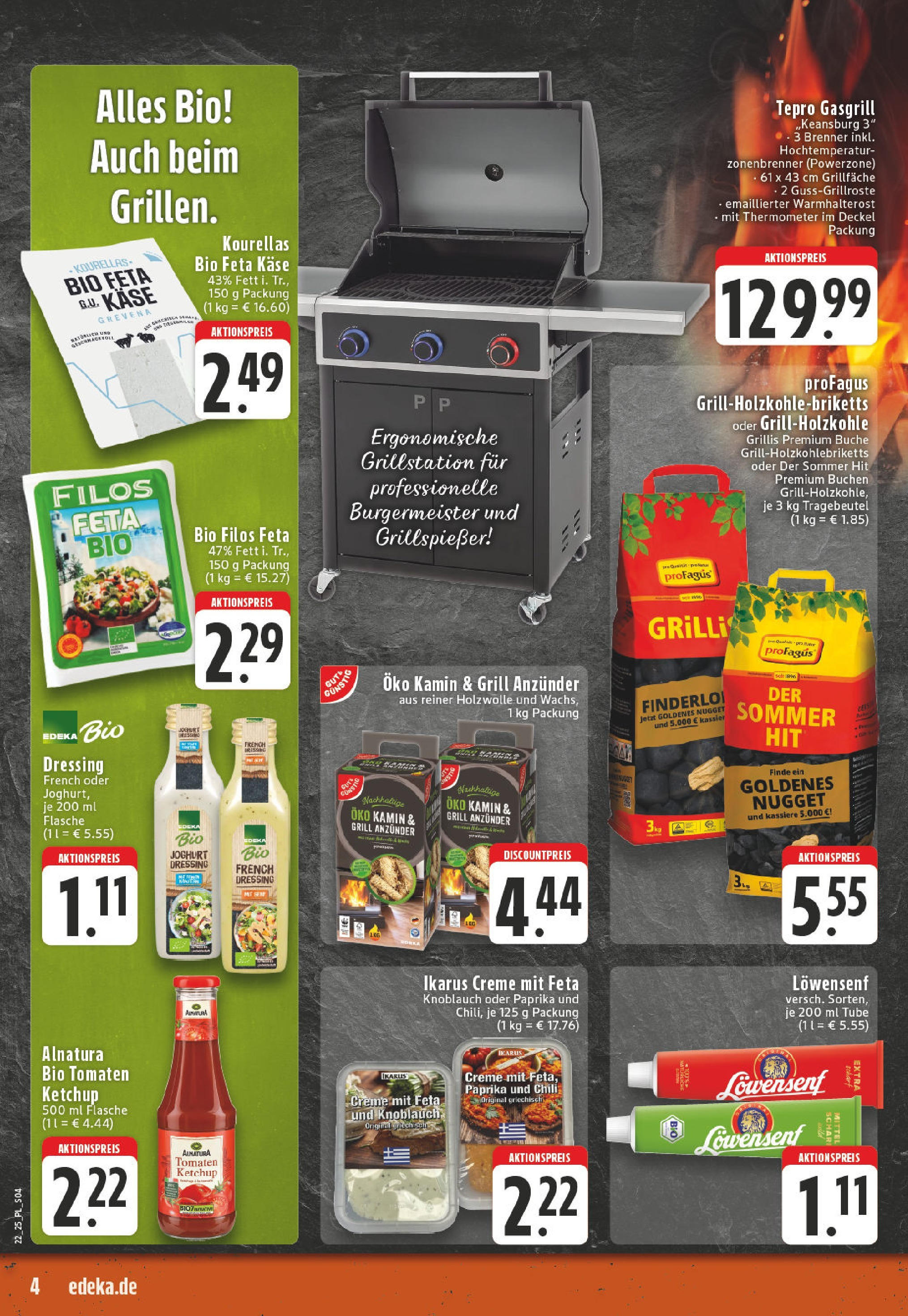 Edeka prospekt Castrop-Rauxel (ab 25.05.2025) » Angebote Online | Seite: 4 | Produkte: Grill, Feta, Creme, Knoblauch Edeka prospekt Castrop-Rauxel (ab 25.05.2025) » Angebote Online | Seite: 4 | Produkte: Grill, Feta, Creme, Knoblauch
