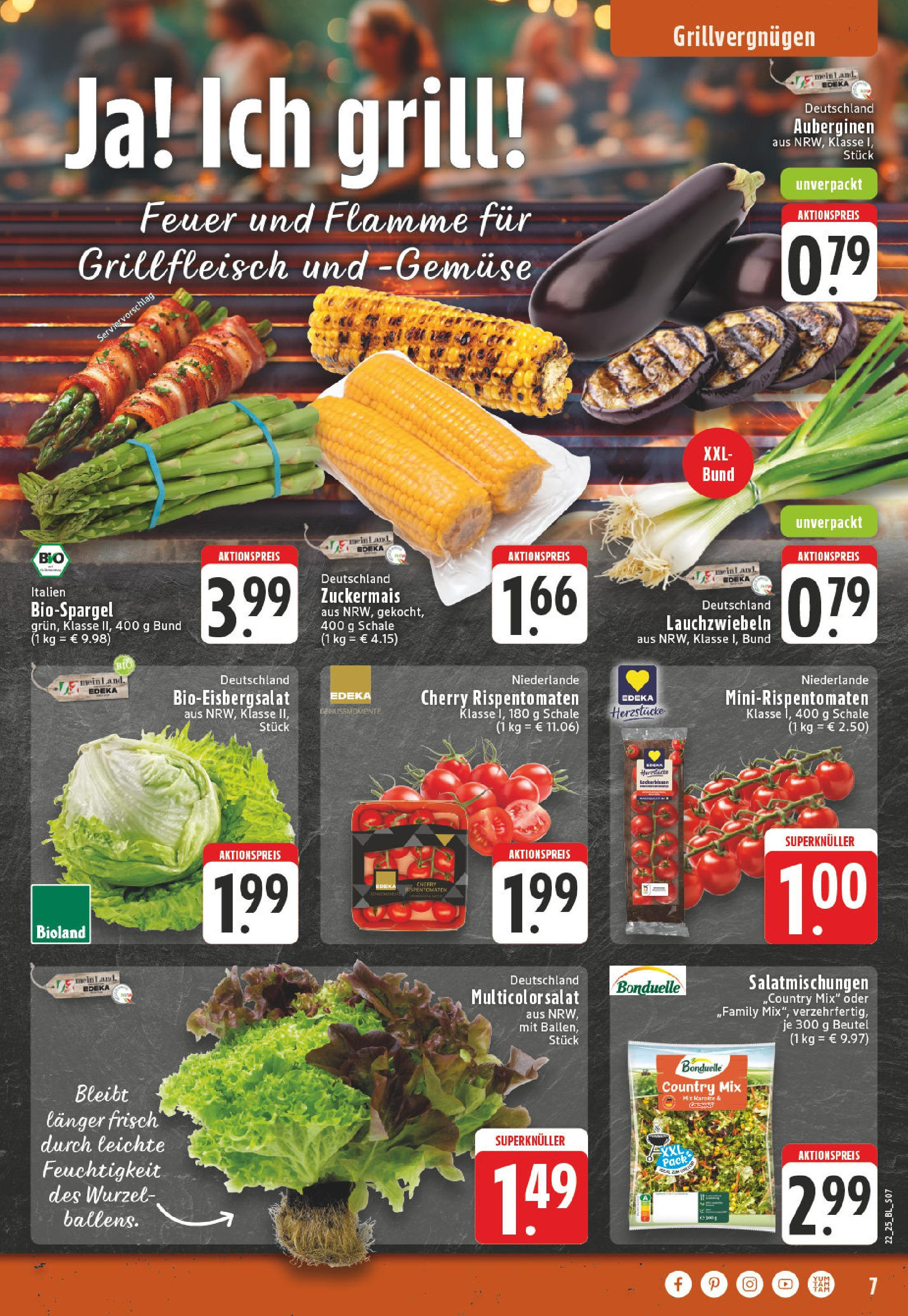 Edeka prospekt Hattingen-Holthausen (ab 25.05.2025) » Angebote Online | Seite: 7 | Produkte: Grill, Grillfleisch, Gemüse, Karotte Edeka prospekt Hattingen-Holthausen (ab 25.05.2025) » Angebote Online | Seite: 7 | Produkte: Grill, Grillfleisch, Gemüse, Karotte