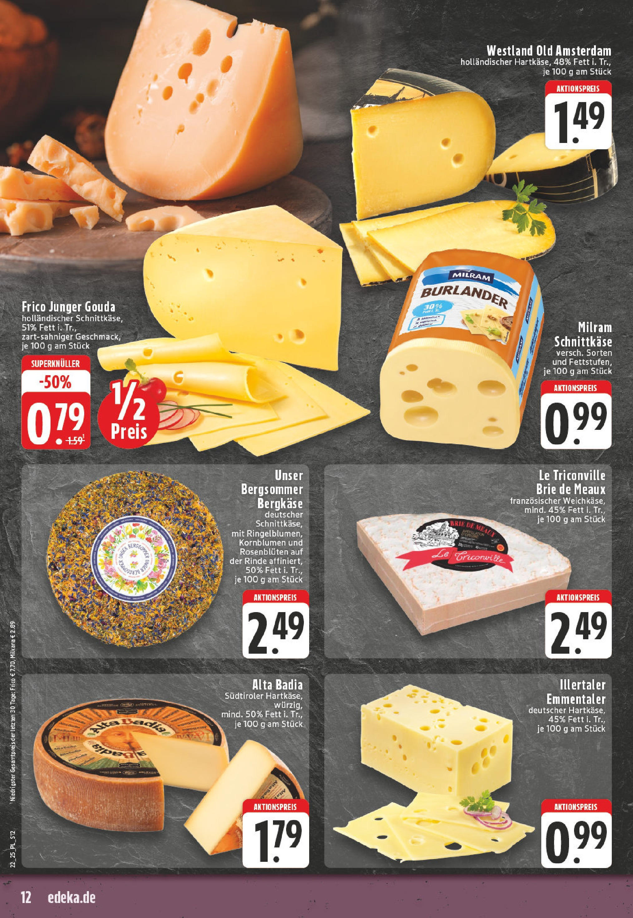 Edeka prospekt Castrop-Rauxel (ab 25.05.2025) » Angebote Online | Seite: 12 | Produkte: Milkana, Gouda, Milram Edeka prospekt Castrop-Rauxel (ab 25.05.2025) » Angebote Online | Seite: 12 | Produkte: Milkana, Gouda, Milram