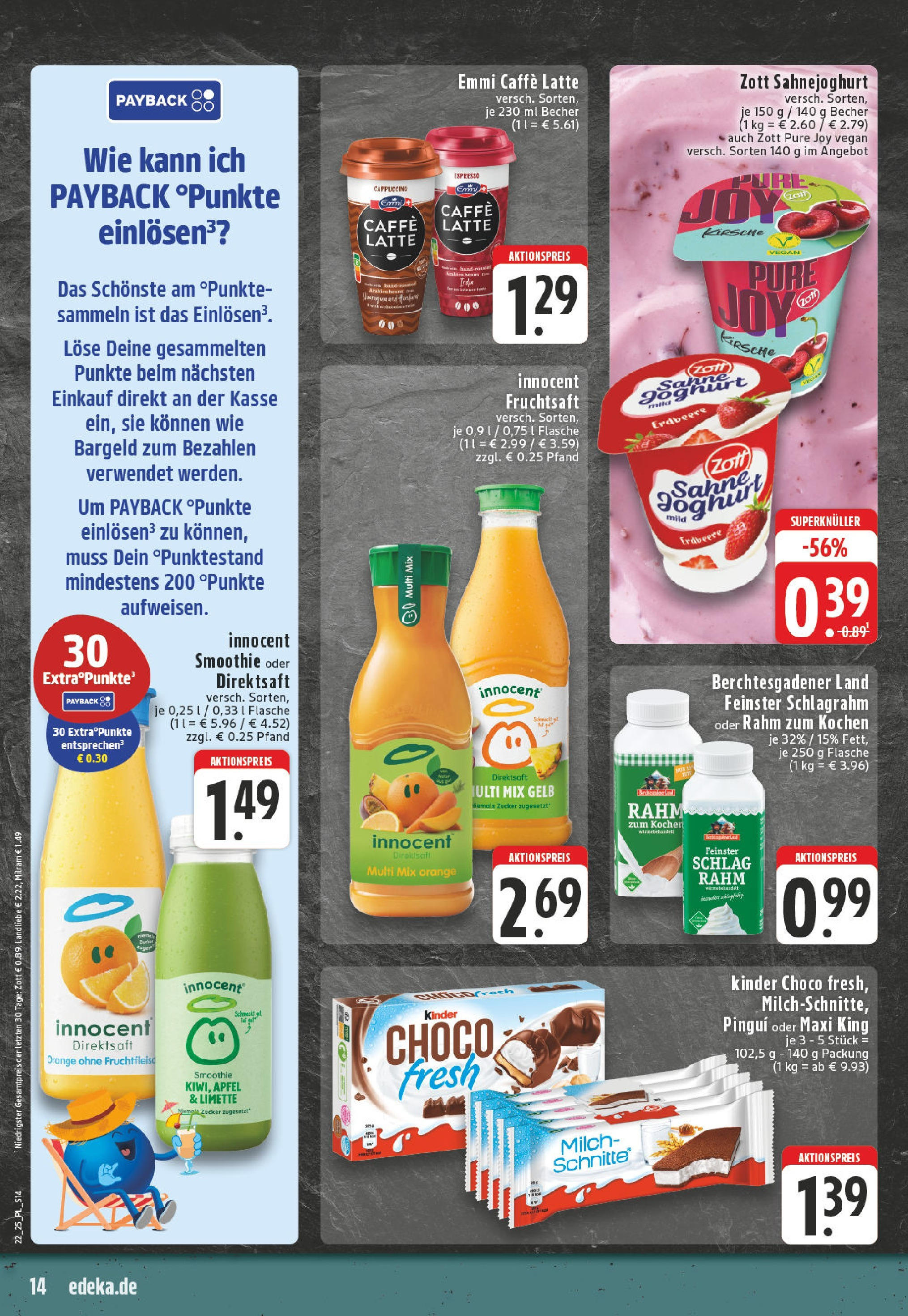 Edeka prospekt Castrop-Rauxel (ab 25.05.2025) » Angebote Online | Seite: 14 | Produkte: Joghurt, Äpfel, Zucker, Limette Edeka prospekt Castrop-Rauxel (ab 25.05.2025) » Angebote Online | Seite: 14 | Produkte: Joghurt, Äpfel, Zucker, Limette