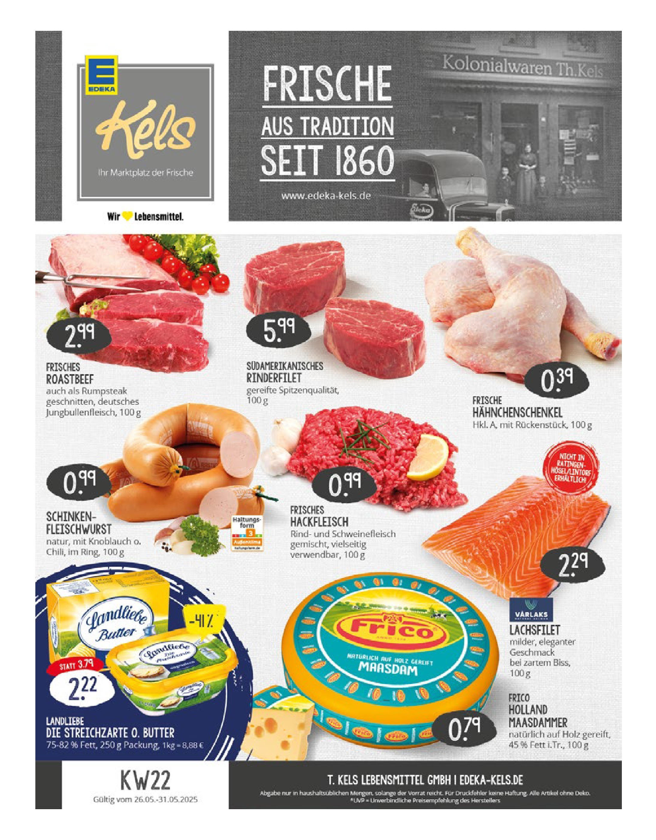 EDEKA Prospekt ab 25.05.2025 - Prospekt Ratingen-Hösel Online Vorschau von dem Prospekt des Geschäftes Edeka, gültig ab dem 25.05.2025