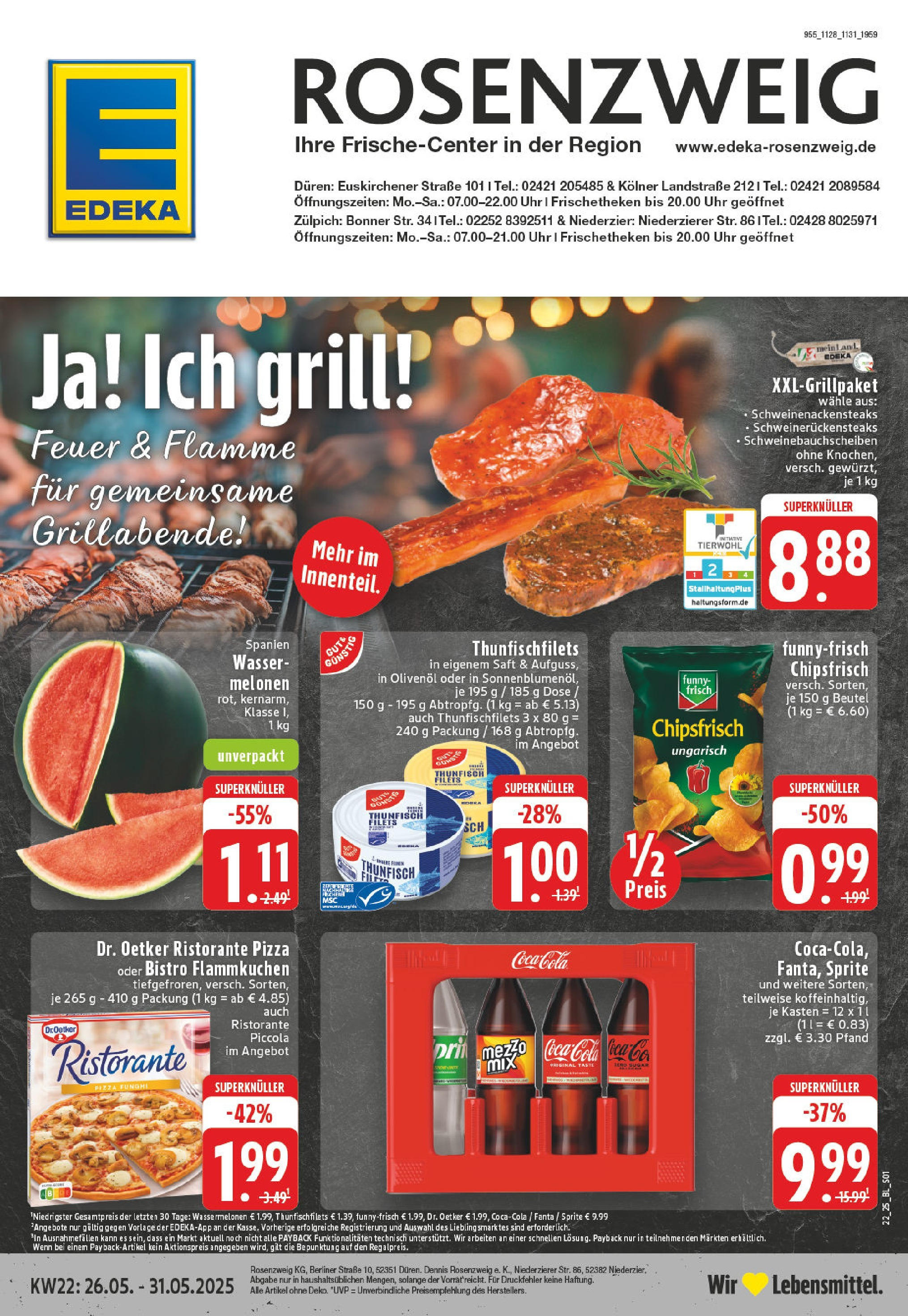 EDEKA Prospekt ab 25.05.2025 - Prospekt Niederzier Online