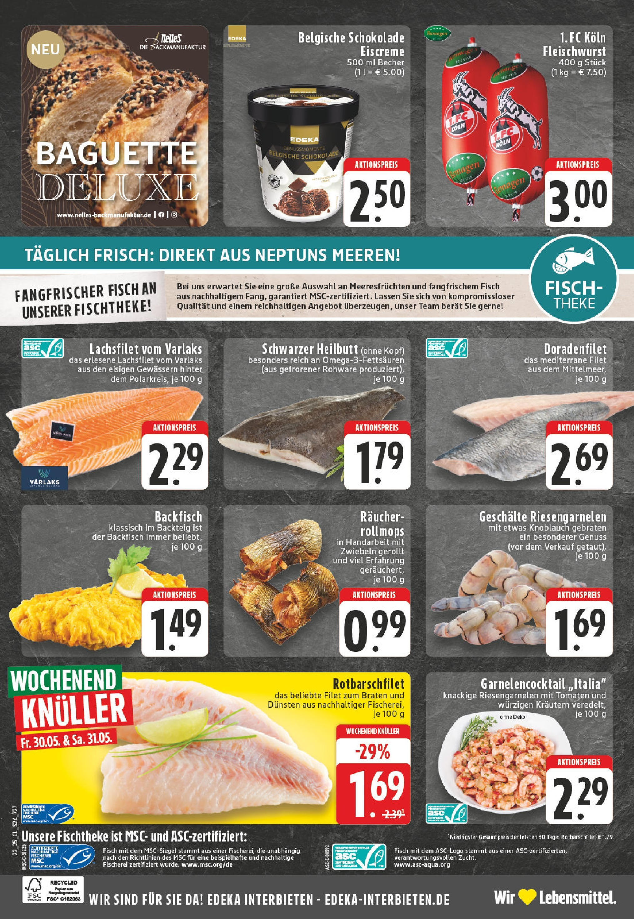 Edeka prospekt Weilerswist	 (ab 25.05.2025) » Angebote Online | Seite: 24 | Produkte: Theke, Baguette, Tomaten, Eiscreme