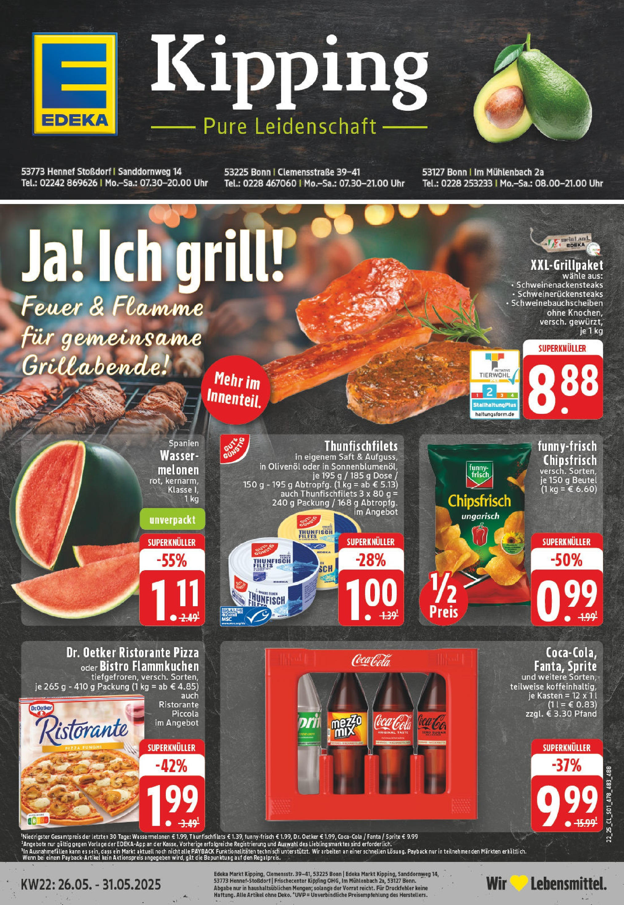 EDEKA Prospekt ab 25.05.2025 - Prospekt Hennef - Stossdorf Online