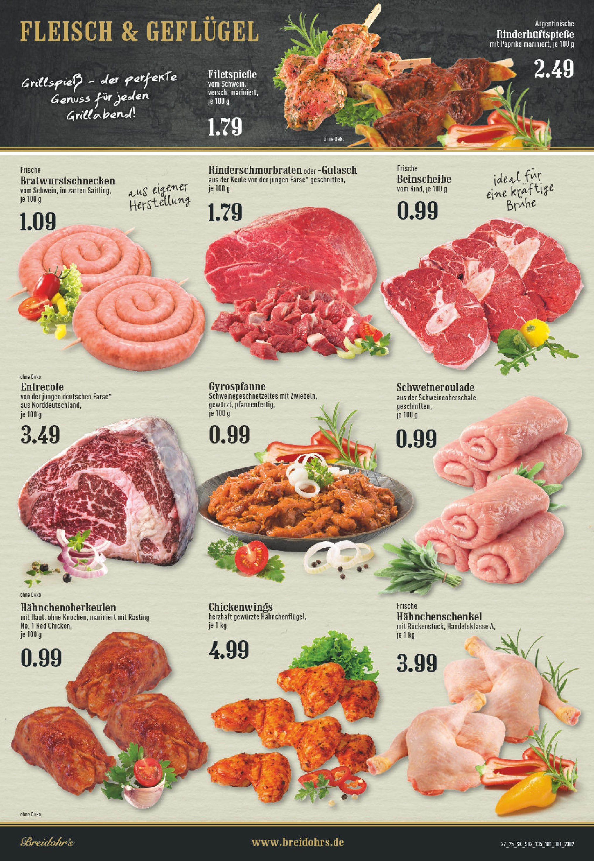 Edeka prospekt Rösrath	 (ab 25.05.2025) » Angebote Online | Seite: 2 | Produkte: Entrecote, Paprika, Gulasch, Steak
