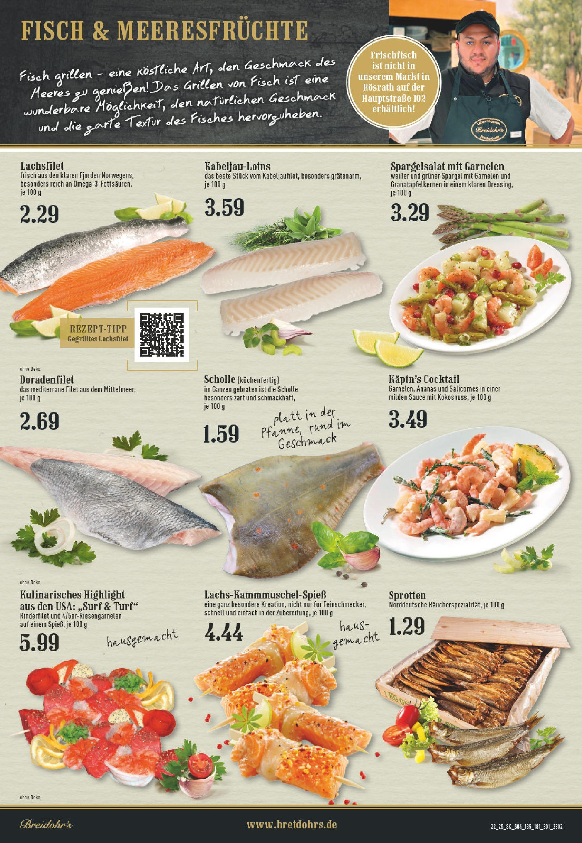 Edeka prospekt Rösrath	 (ab 25.05.2025) » Angebote Online | Seite: 4 | Produkte: Rinderfilet, Ananas, Fisch, Meeresfrüchte